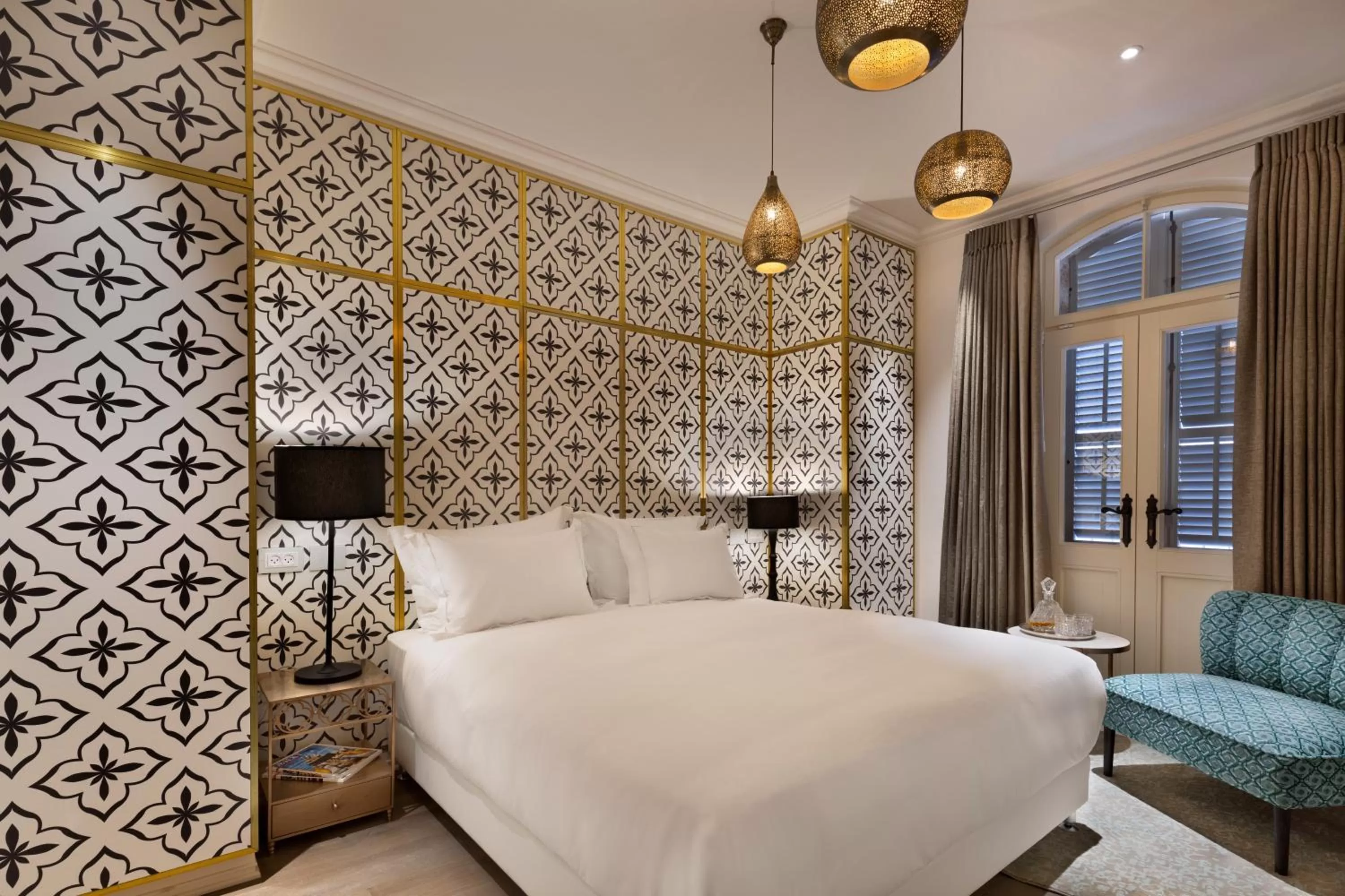 Photo of the whole room, Bed in The Drisco Hotel Tel Aviv - Relais & Châteaux - Adults Only