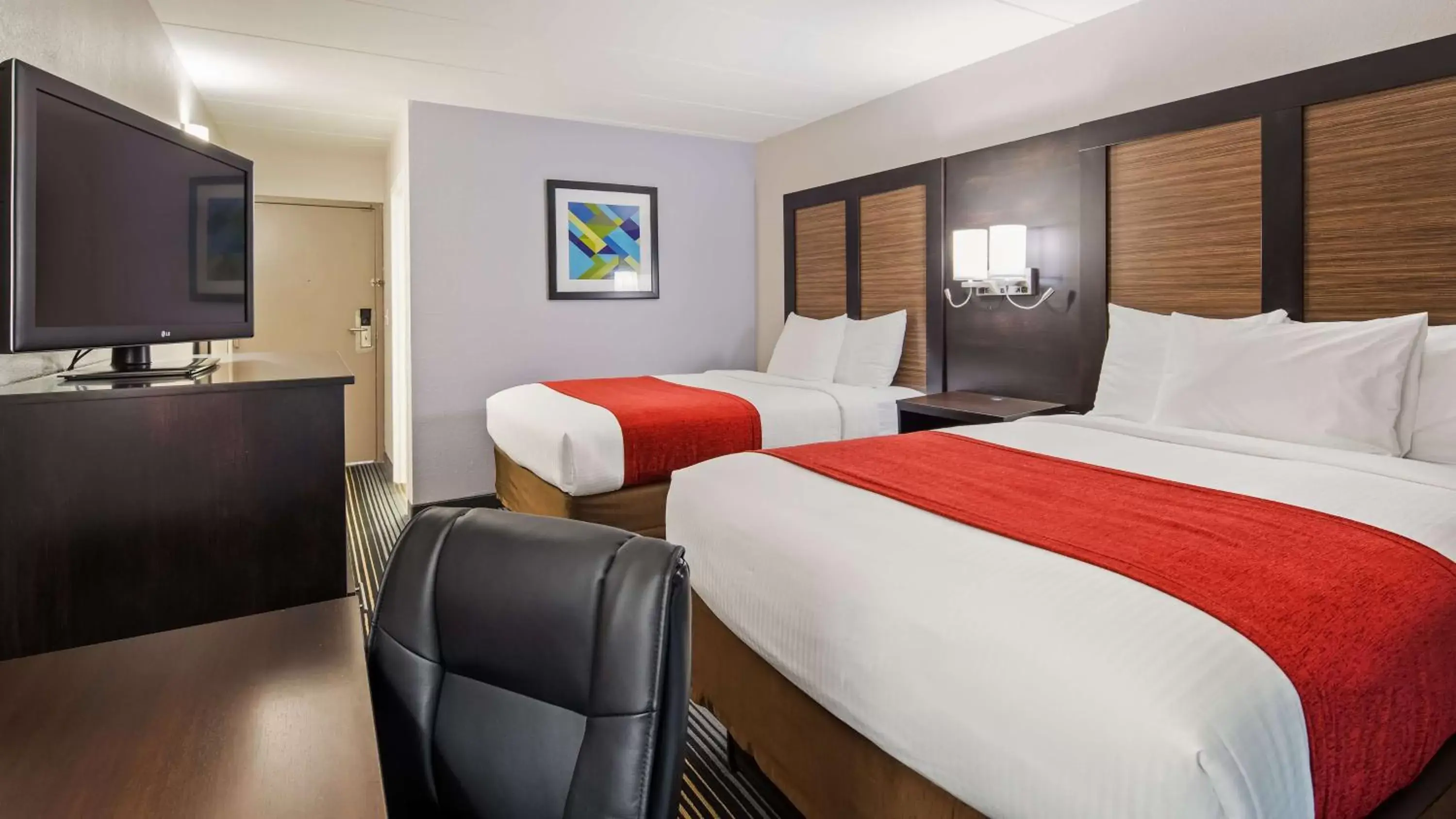 Double Room with Two Double Beds - Non-Smoking in SureStay Hotel by Best Western Florence Double Room with Two Double Beds - Non-Smoking in SureStay Hotel by Best Western Florence