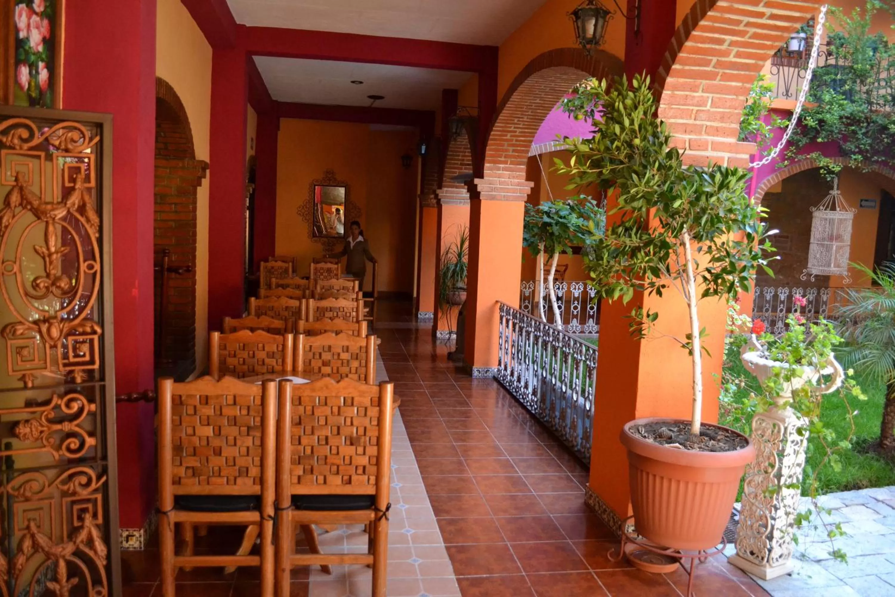 Patio in Hotel Boutique Posada la Casona de Cortés