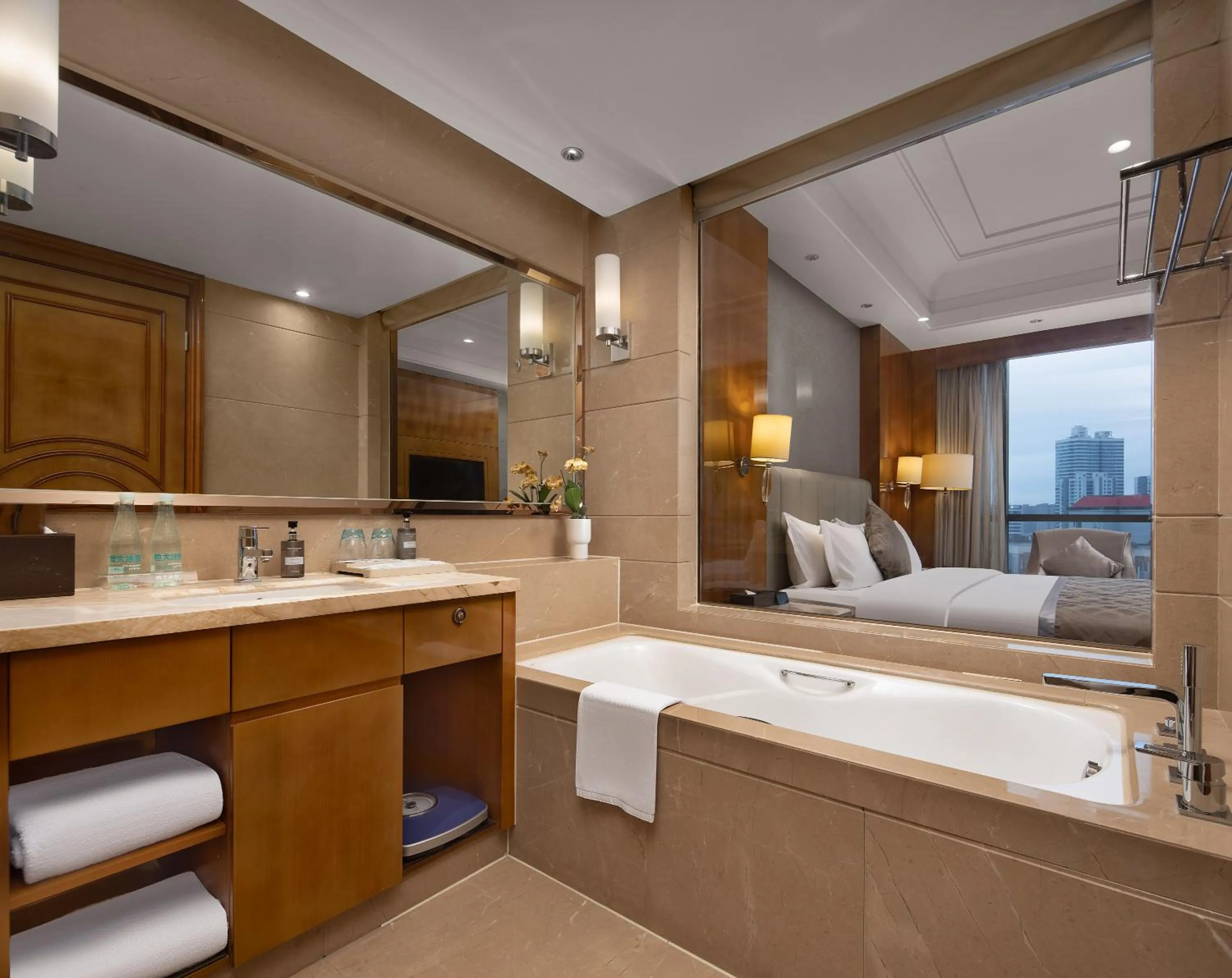 Bathroom in WorldHotel Grand Jiaxing Hunan