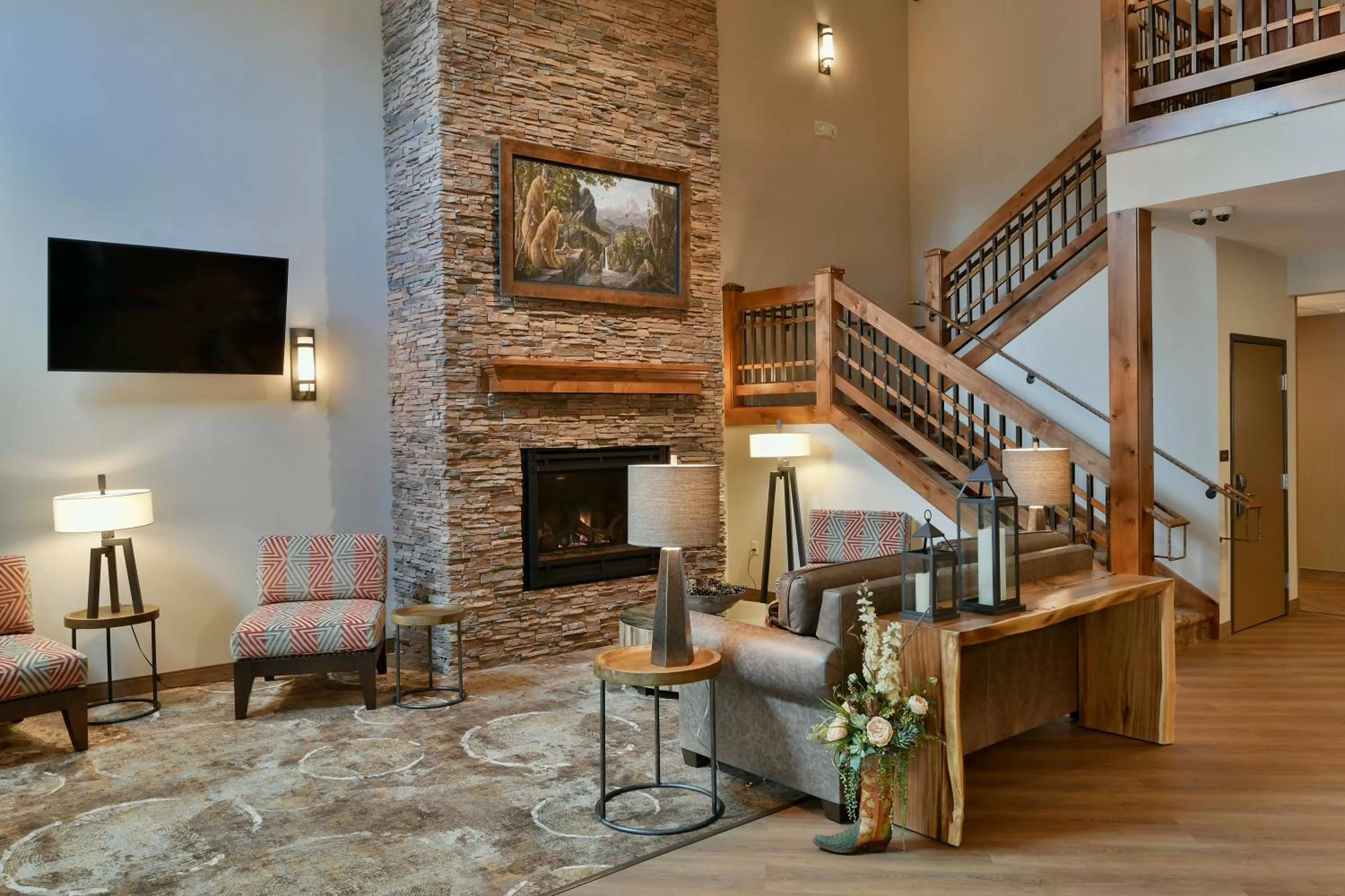 Lobby or reception in GrandStay Hotel & Suites