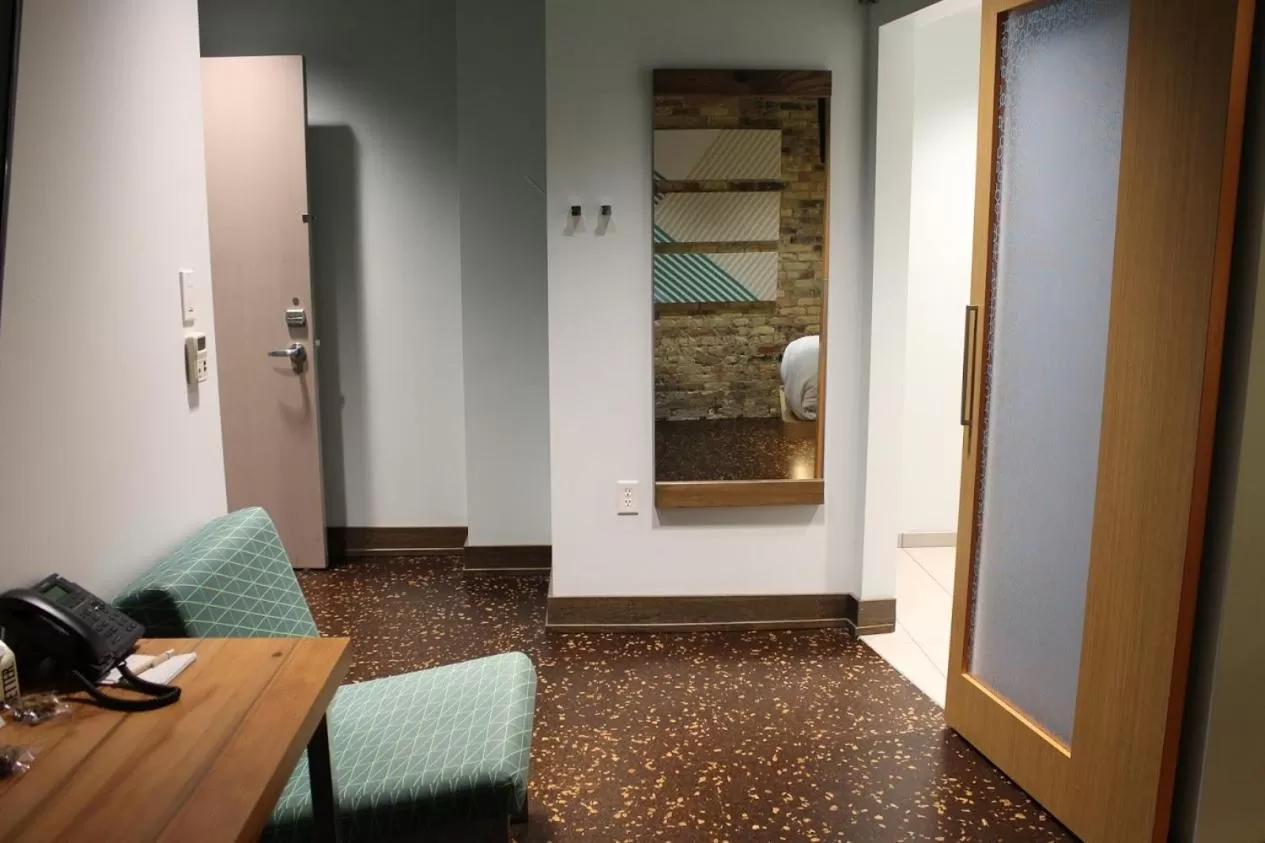 Bedroom in CityFlatsHotel - Grand Rapids, an Ascend Collection Hotel