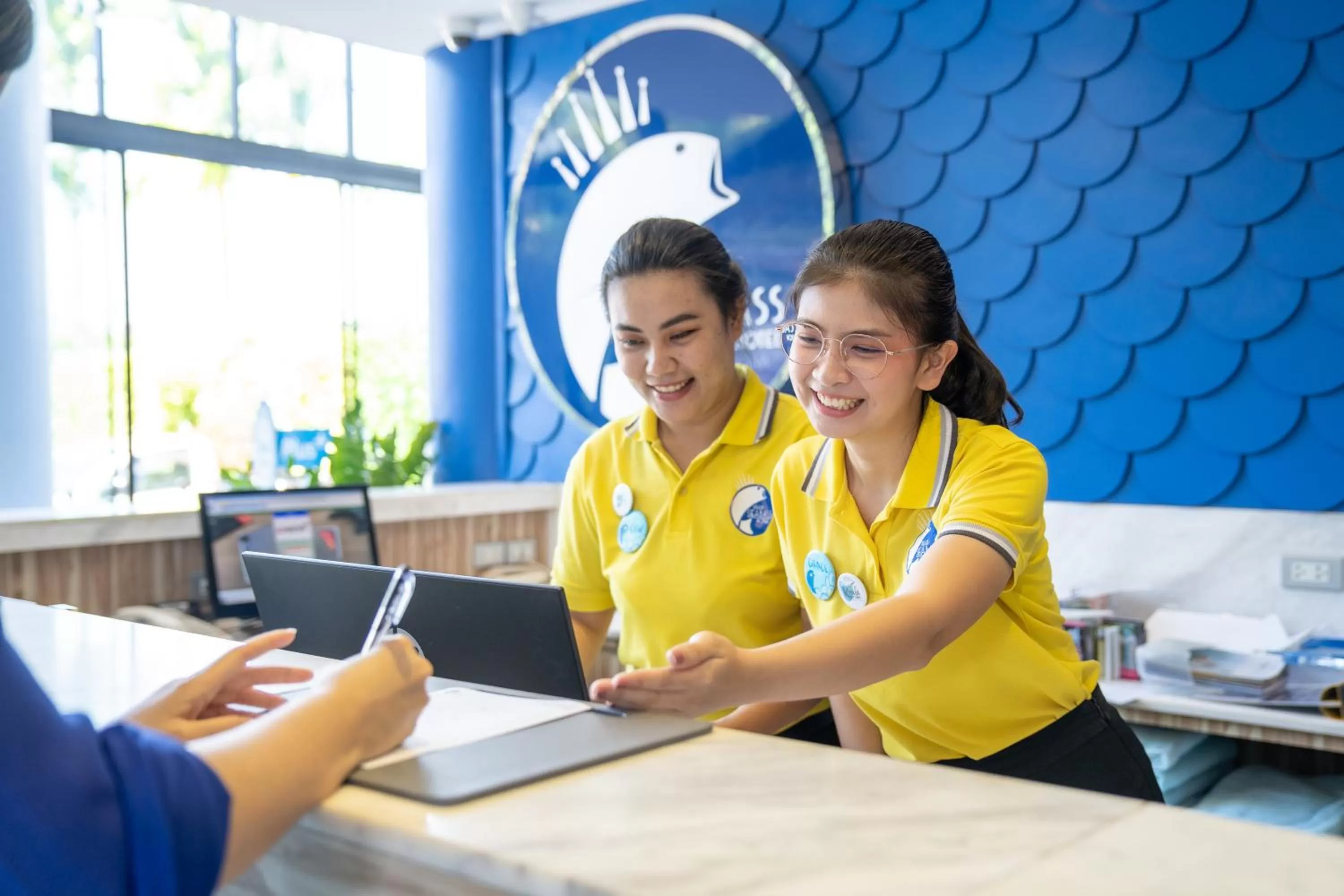 Staff in Krabi SeaBass Hotel