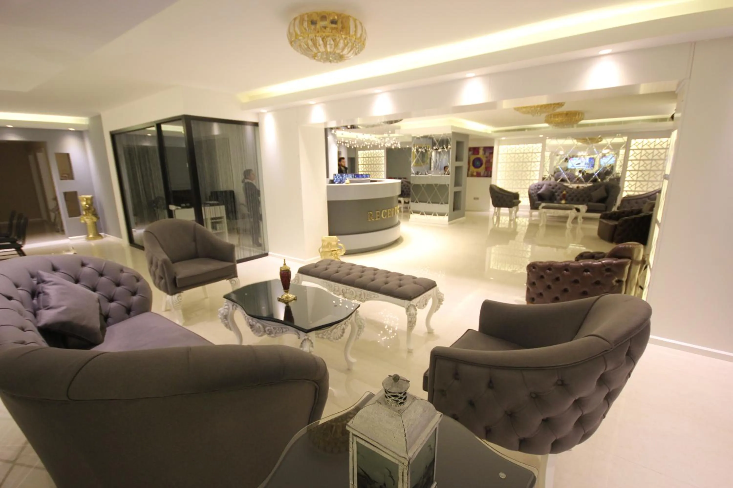 Lobby or reception in Ankara Gold Hotel