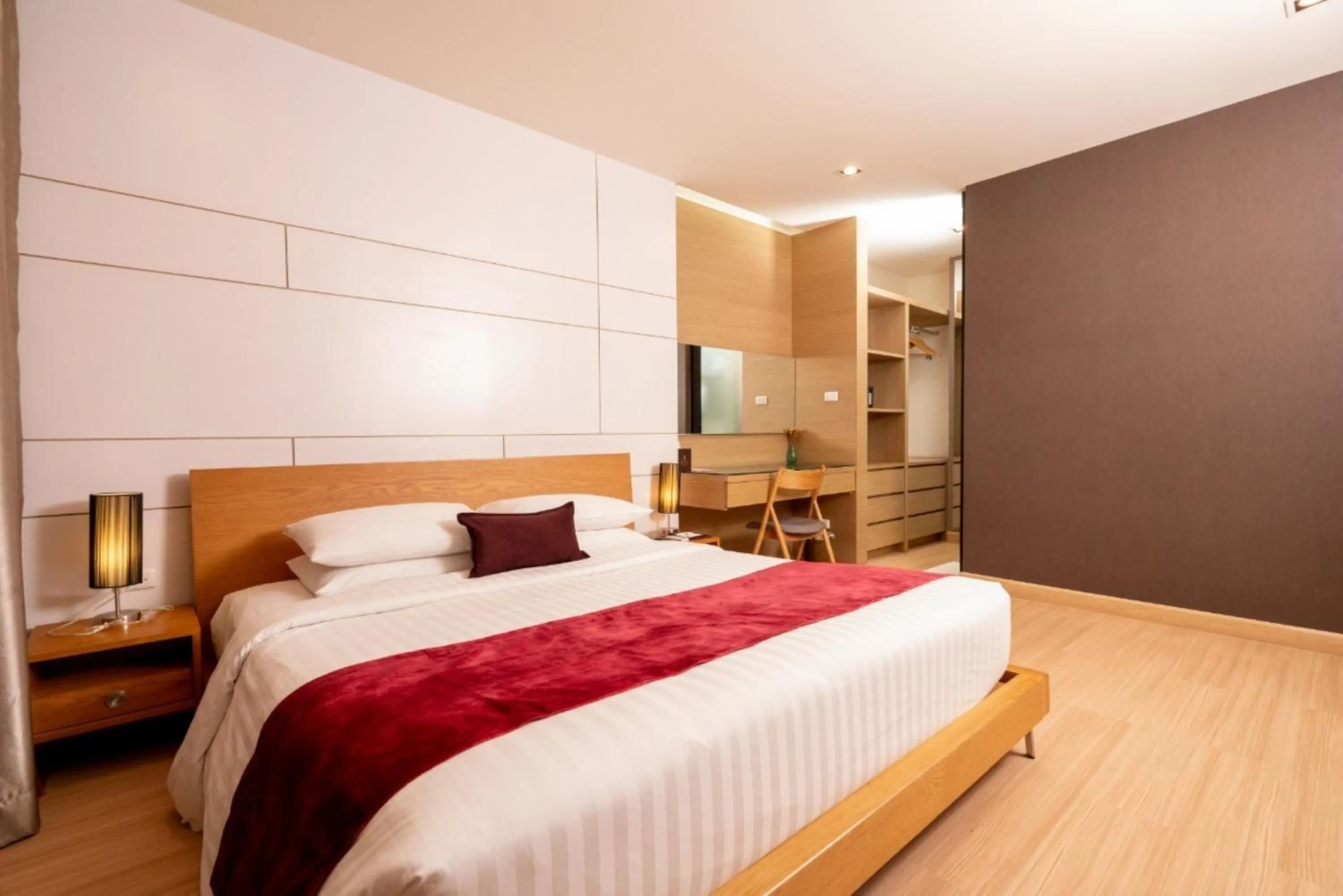 Bed in Sanae' Hotel Nimman