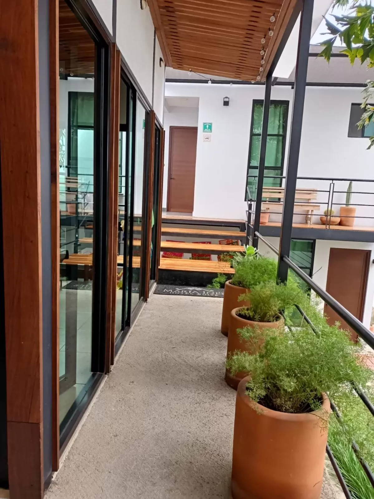 Patio in Maria Ines Hotel Suite