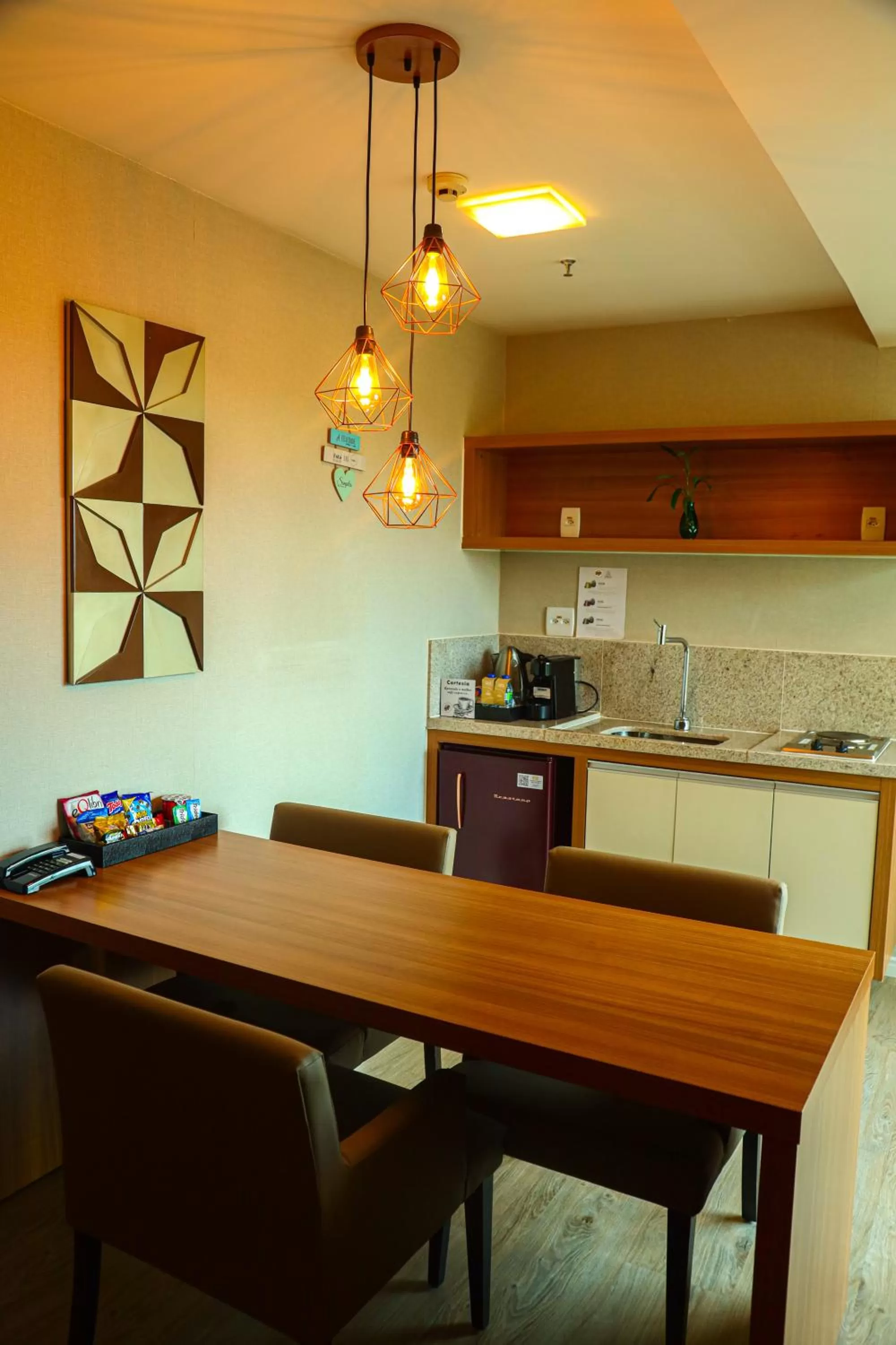 Kitchen or kitchenette in Jade Hotel Brasília