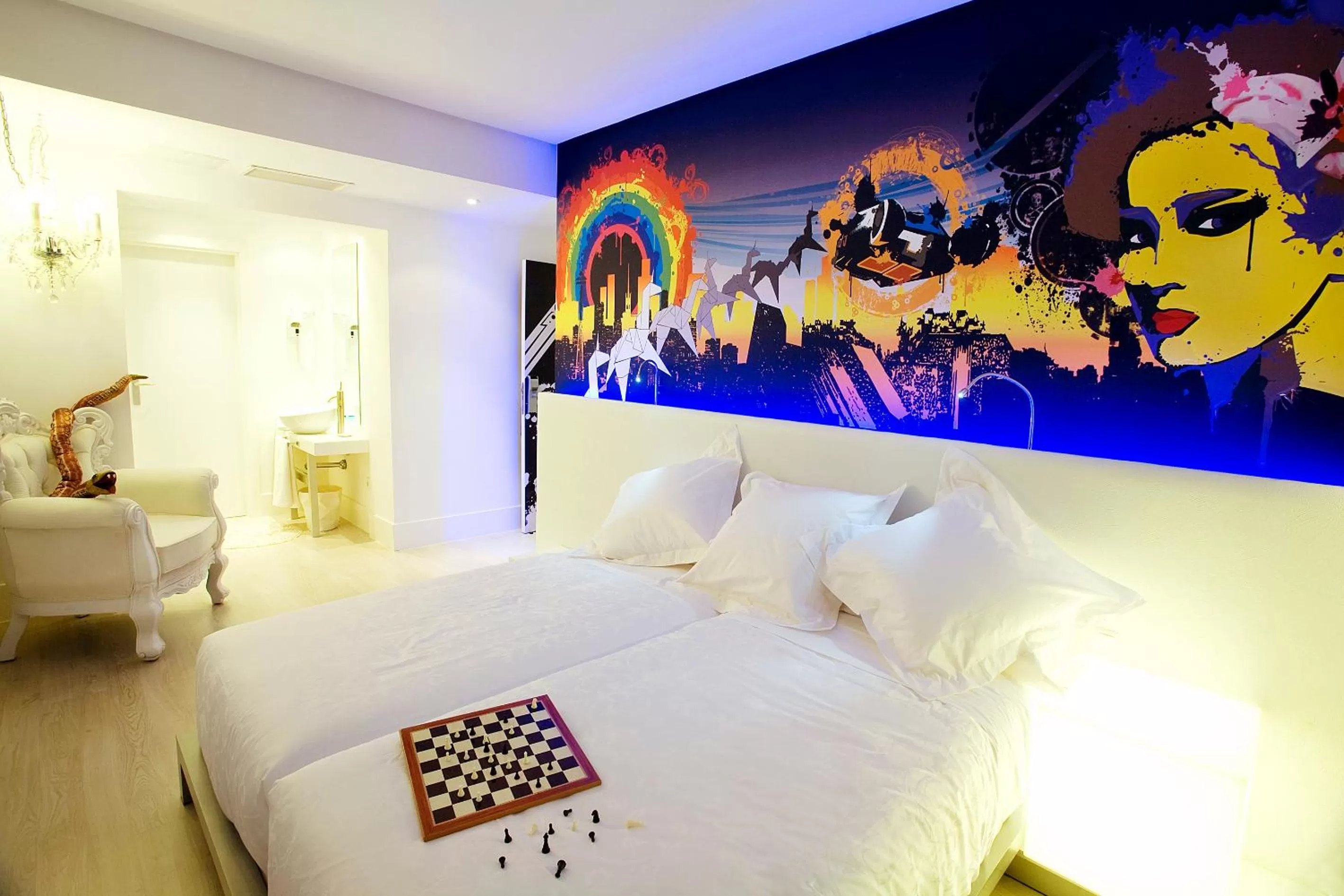 Bedroom, Bed in Dormirdcine