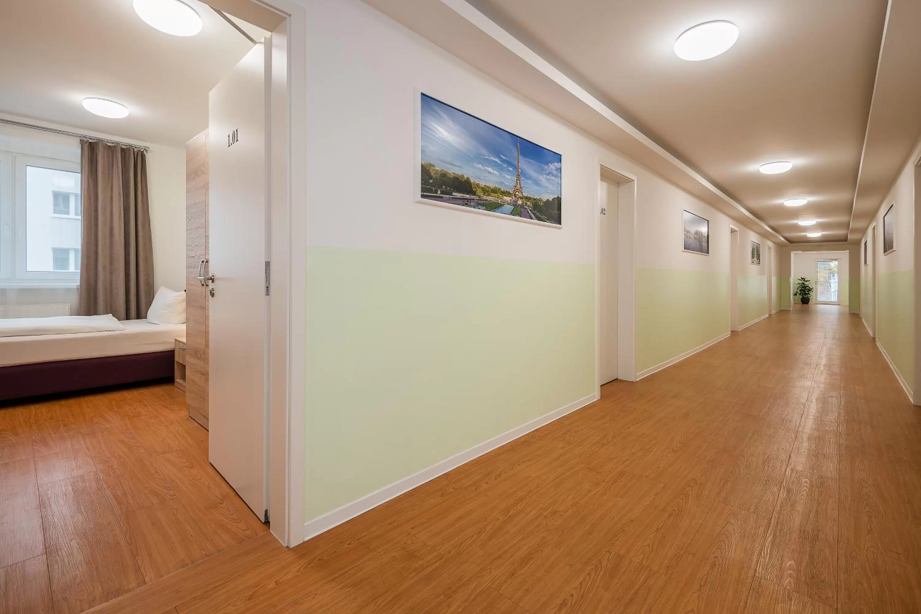 Photo of the whole room, Bed in Hotel City Green Berlin