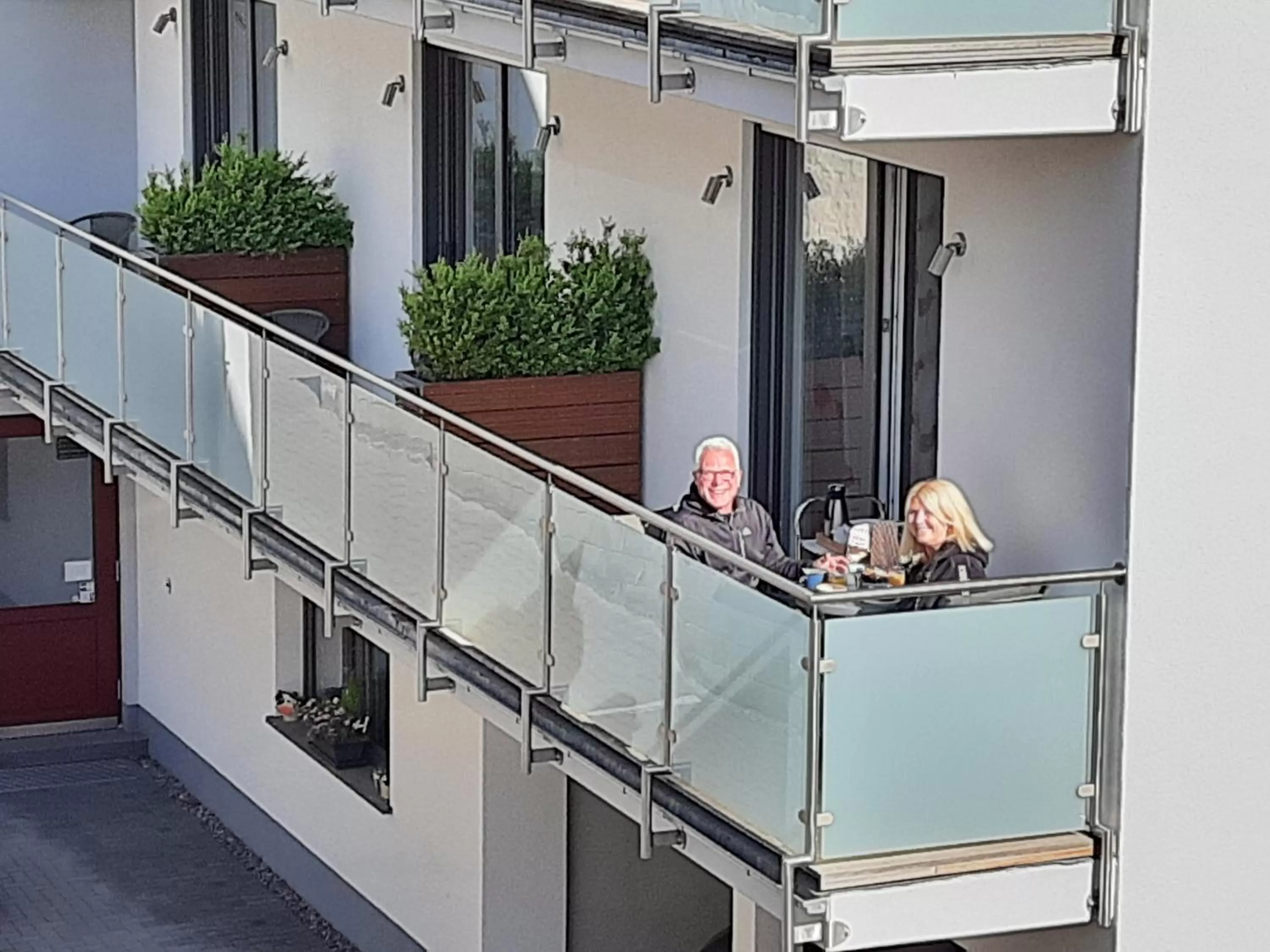 Balcony/Terrace in Gästehaus Am Hochsimmer