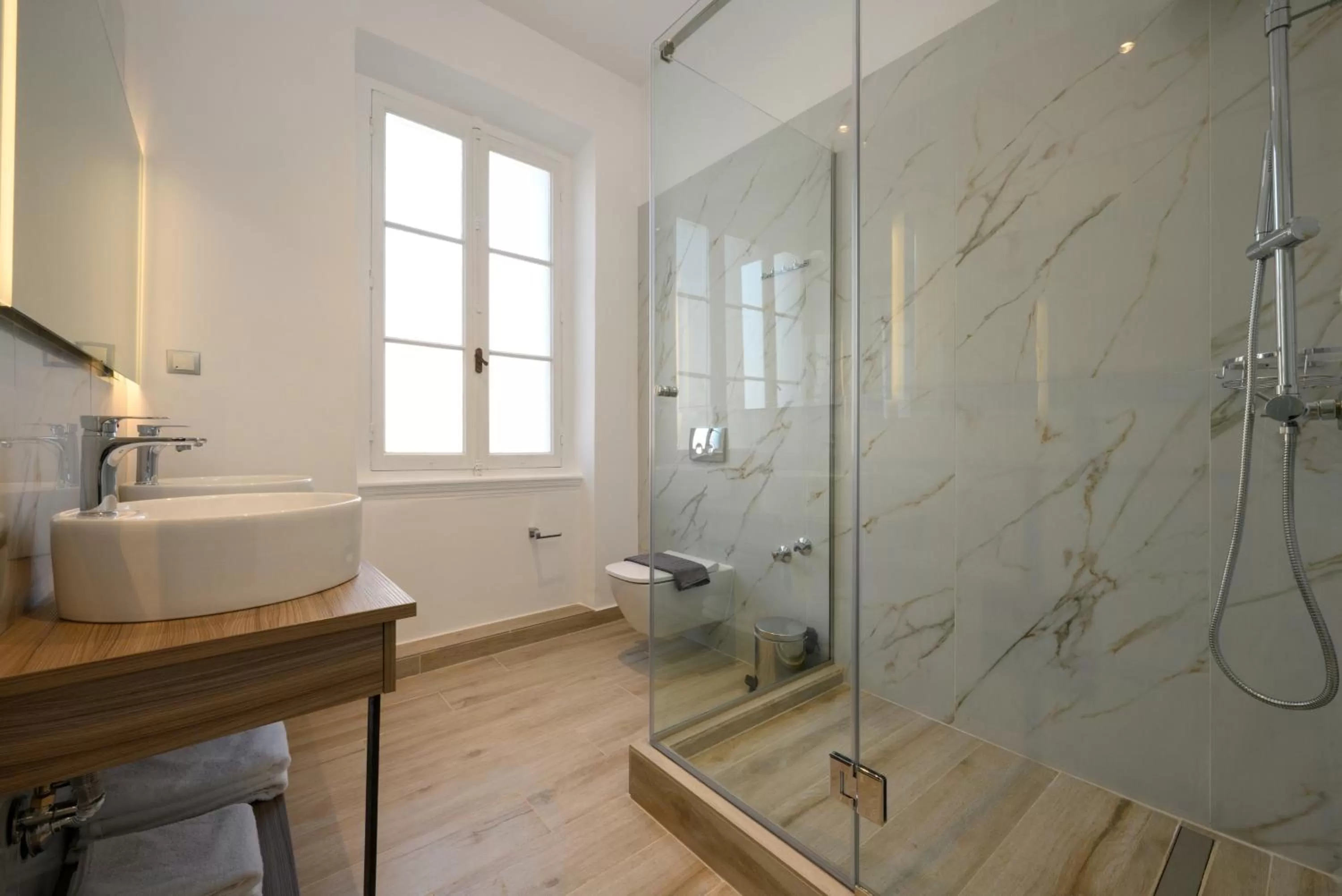 Shower, Bathroom in AMALPHI Corfu City Living