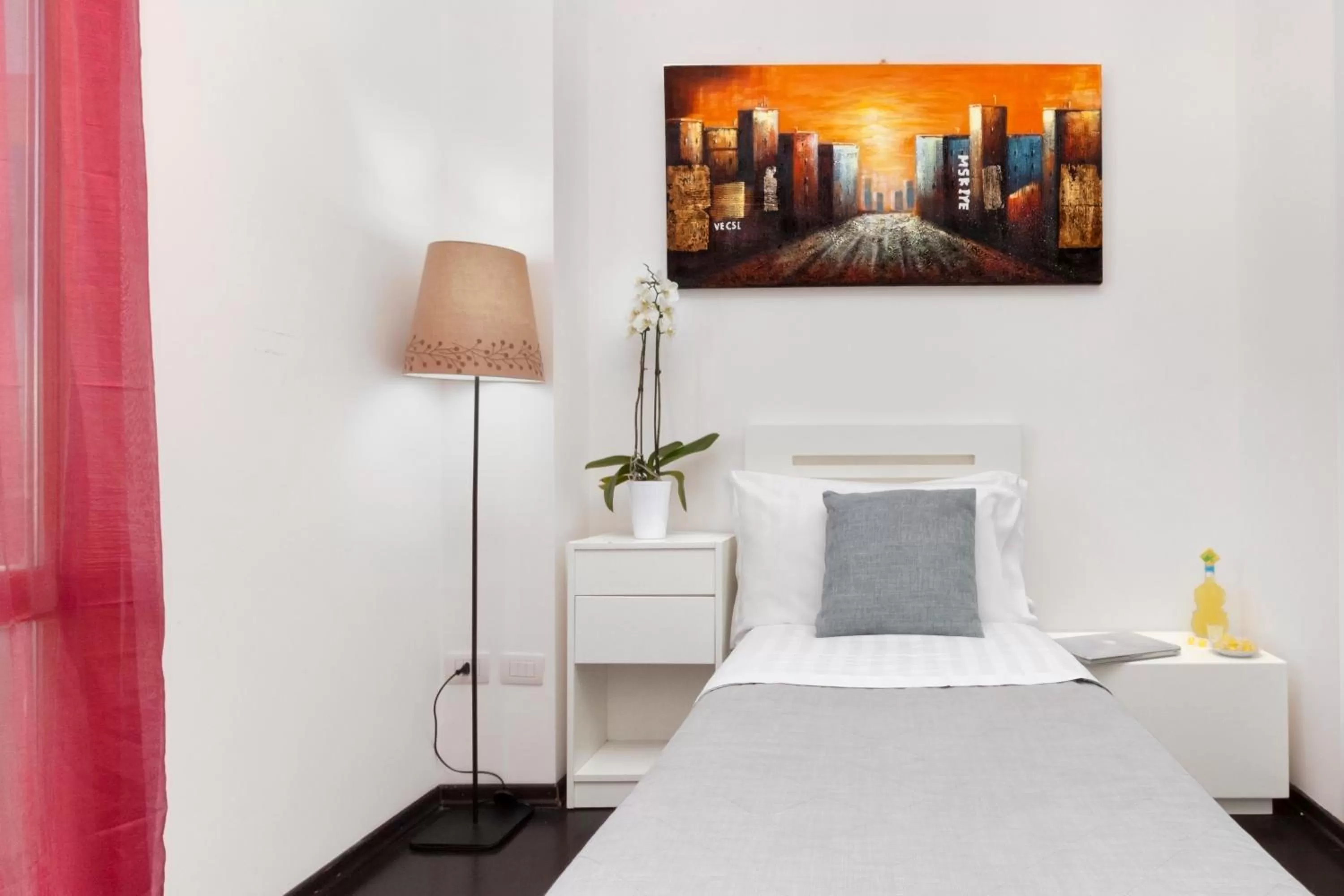 Bed in Hotel Herculaneum