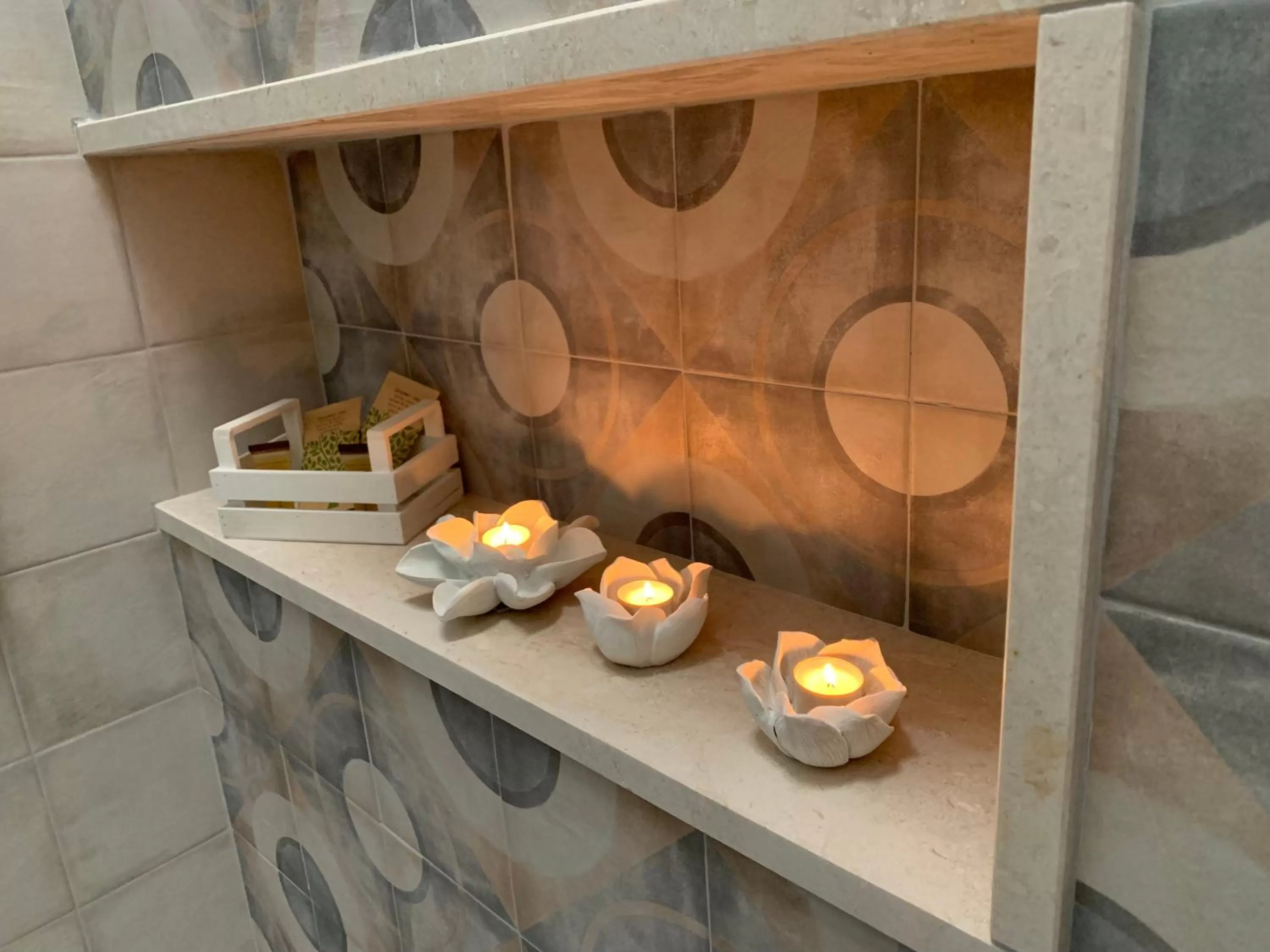 Shower in B&B Villa Maggi