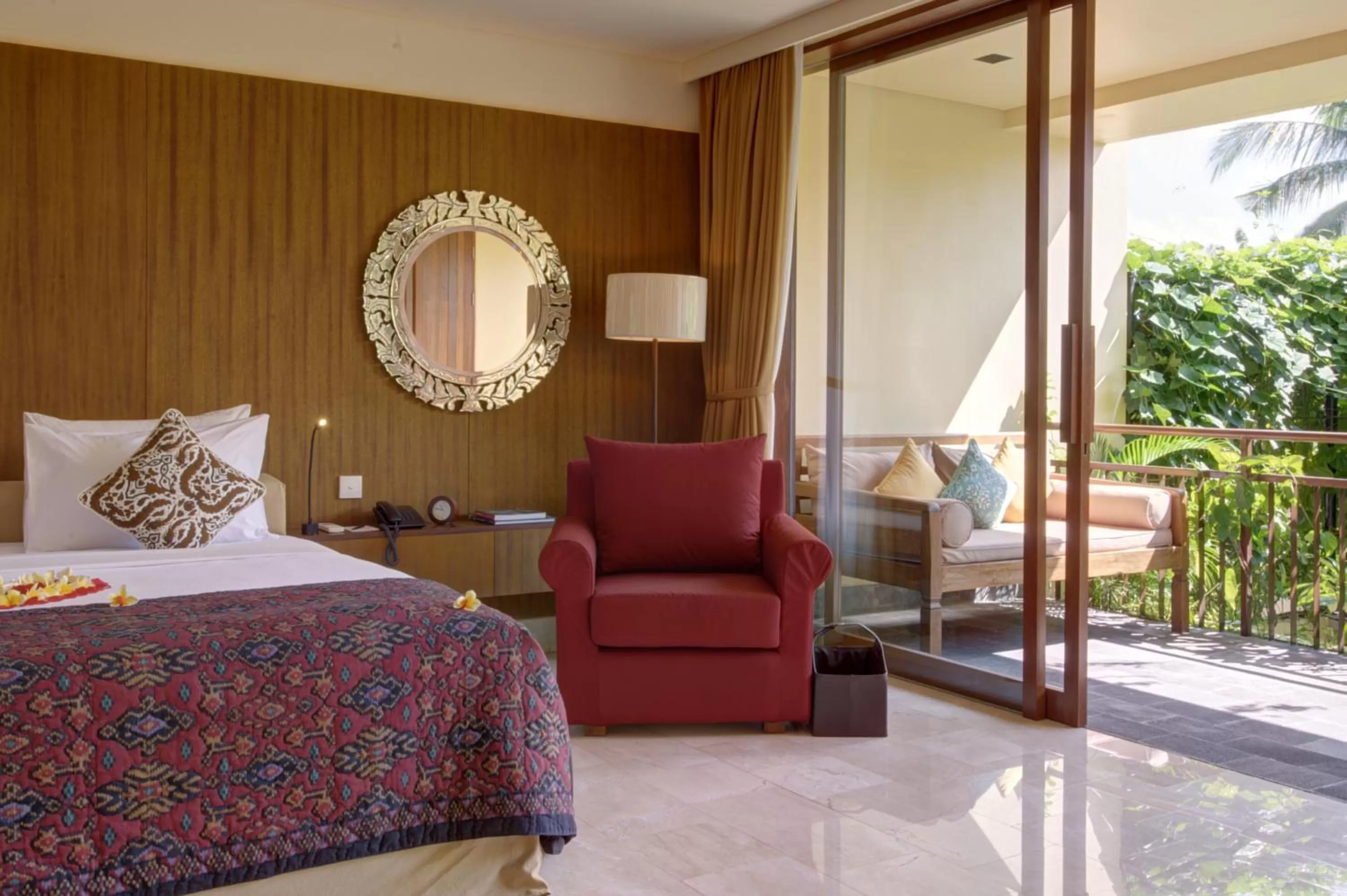 Bed in Komaneka at Rasa Sayang Ubud