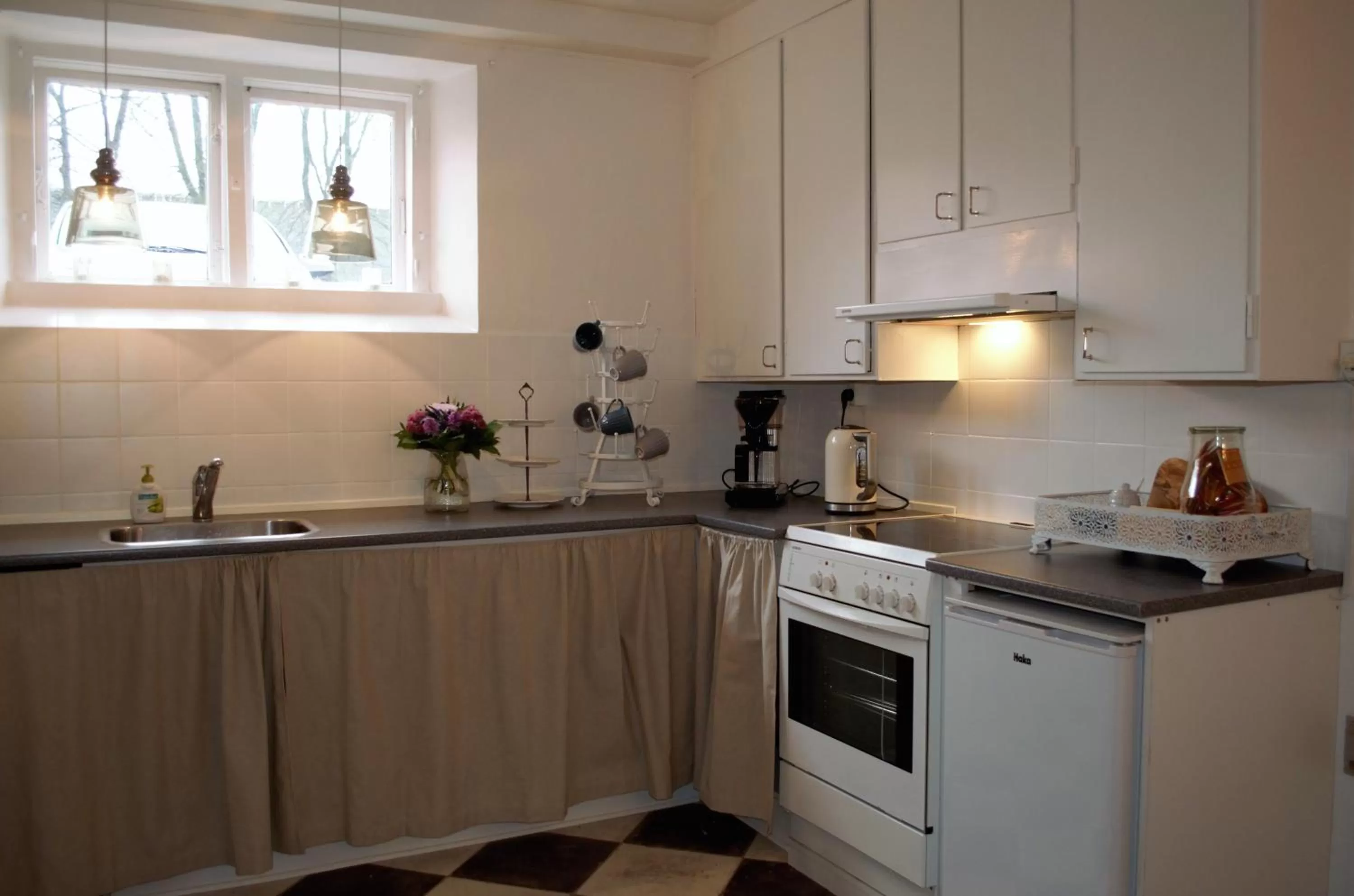 Kitchen or kitchenette, Kitchen/Kitchenette in Ny Kirstineberg Gods Bed & Breakfast
