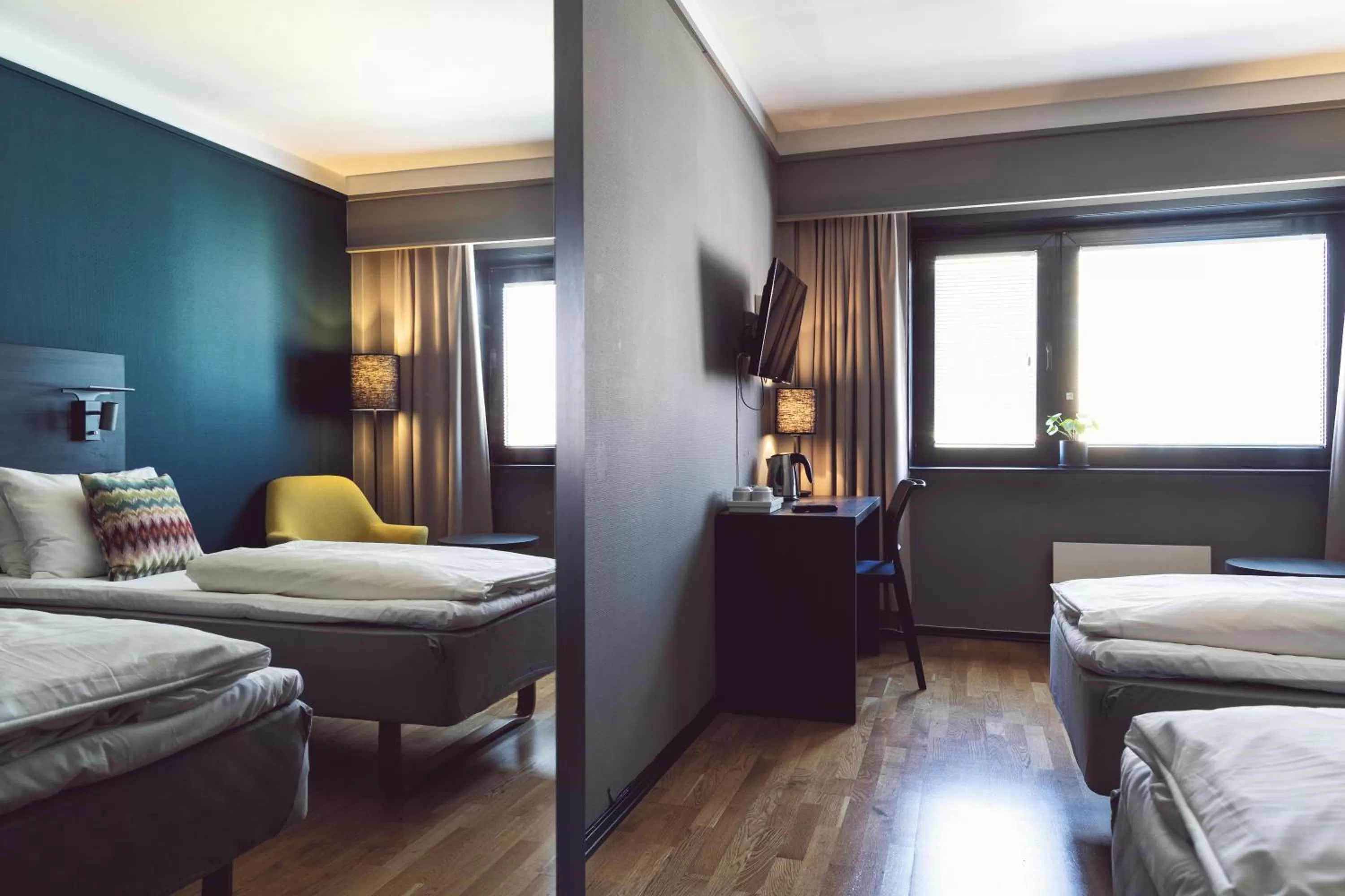 View (from property/room), Bed in Sure Hotel by Best Western Haugesund