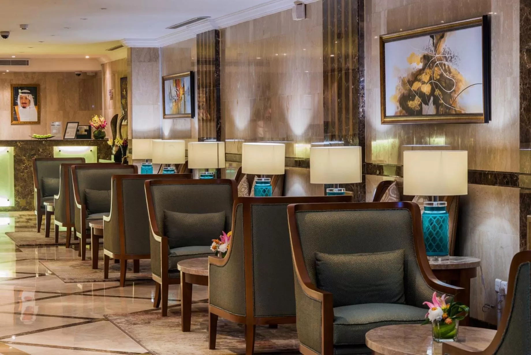 Seating area in Boudl Heraa