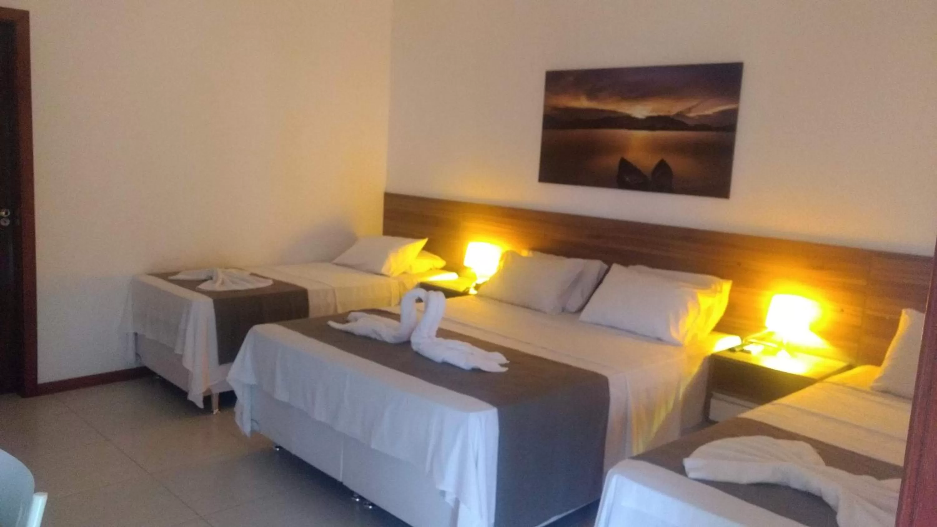 Bed in Hotel Pousada Salvador Paradise