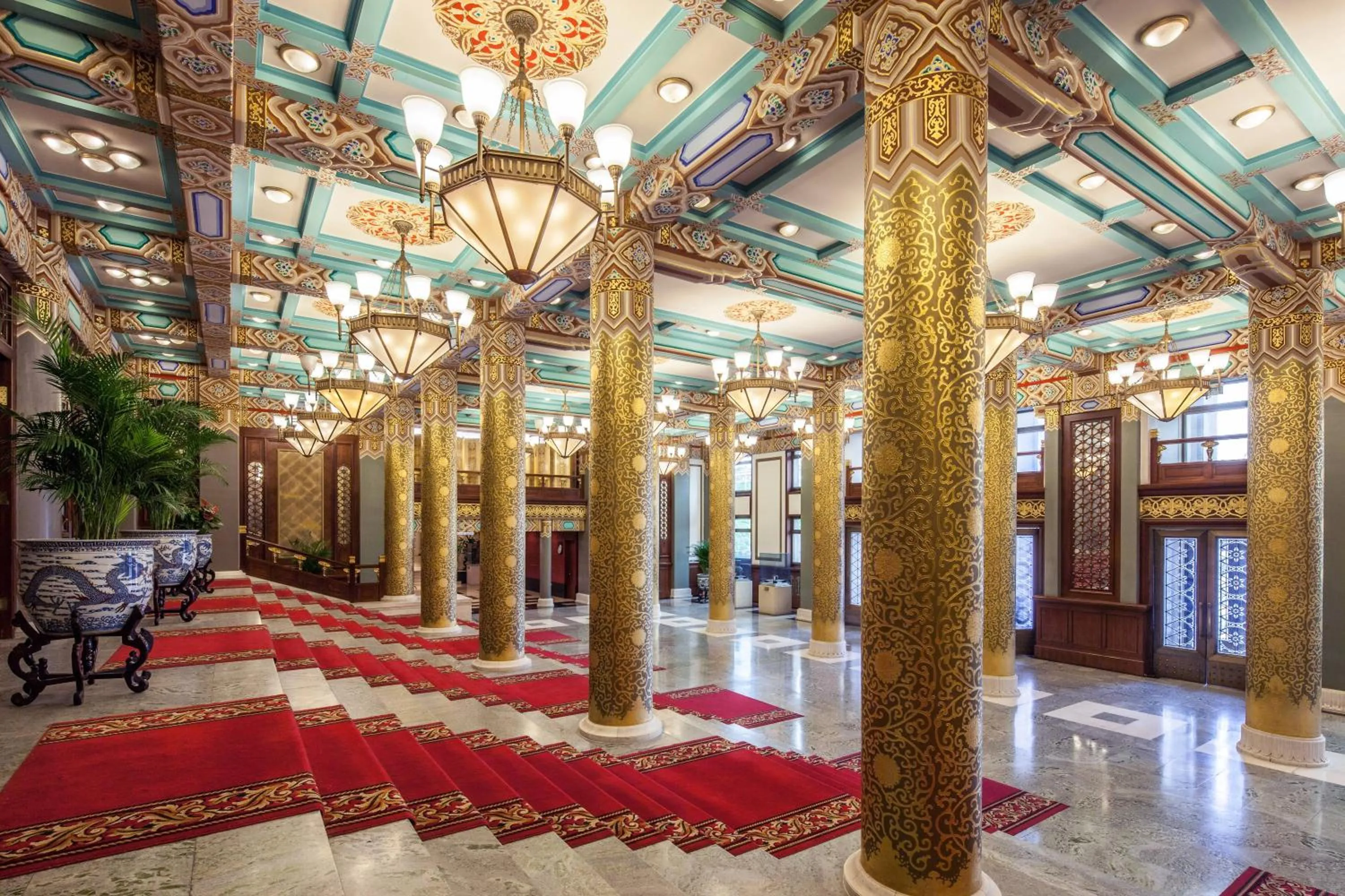 Lobby or reception in Beijing Hotel