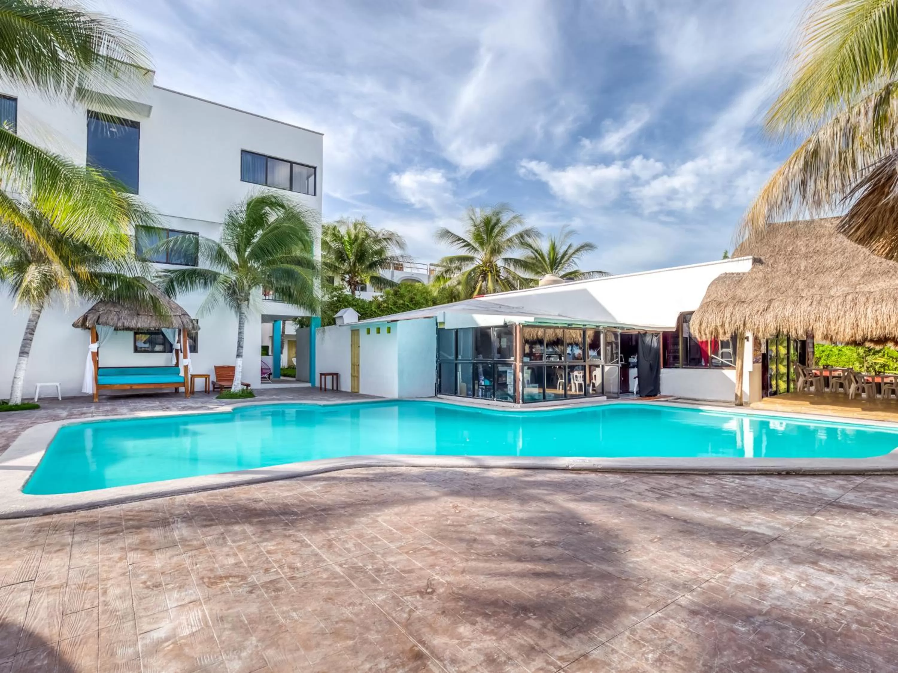 Swimming pool in Hotel Ojo De Agua