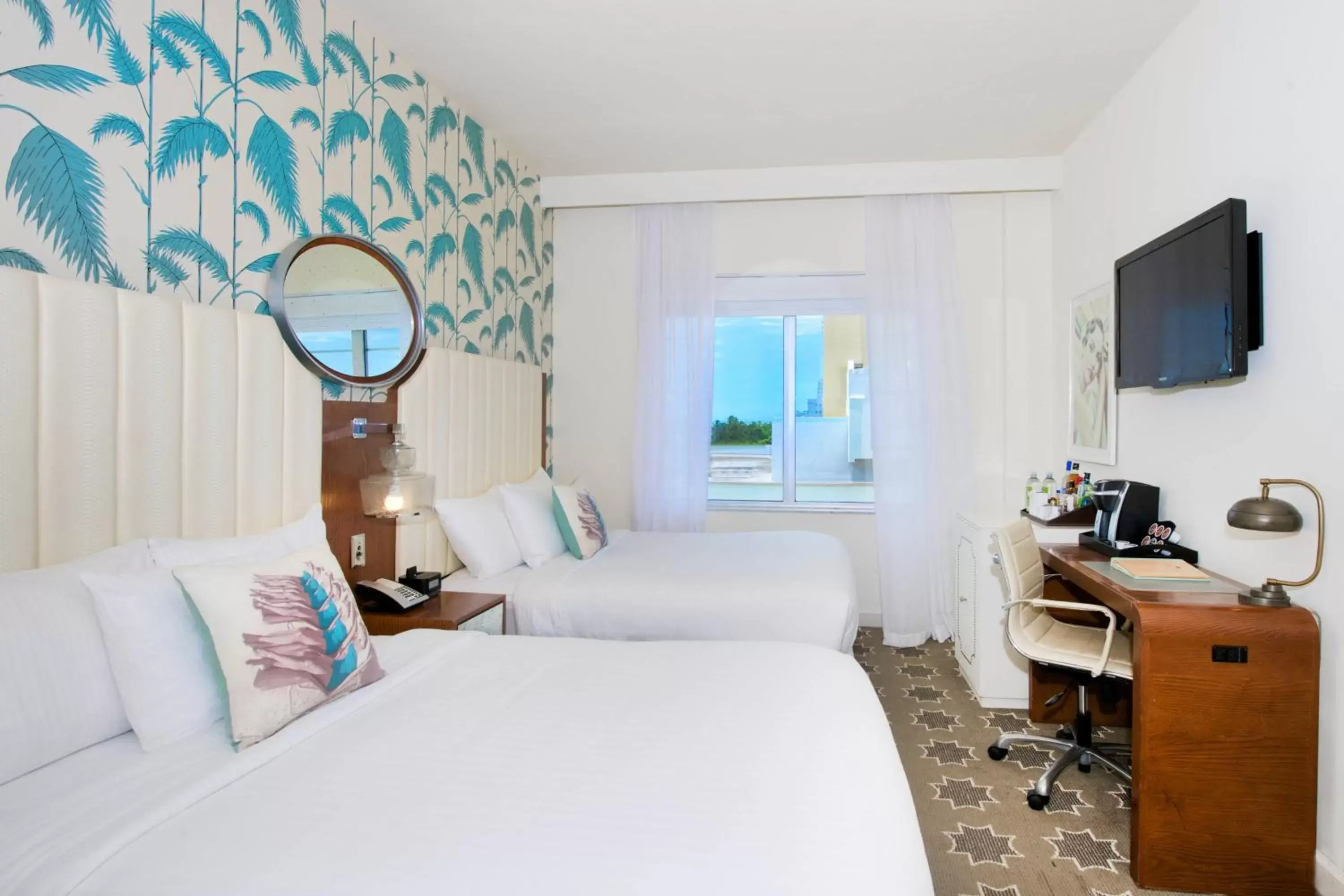 Double Room with Two Double Beds in Eurostars Winter Haven Miami Beach Double Room with Two Double Beds in Eurostars Winter Haven Miami Beach