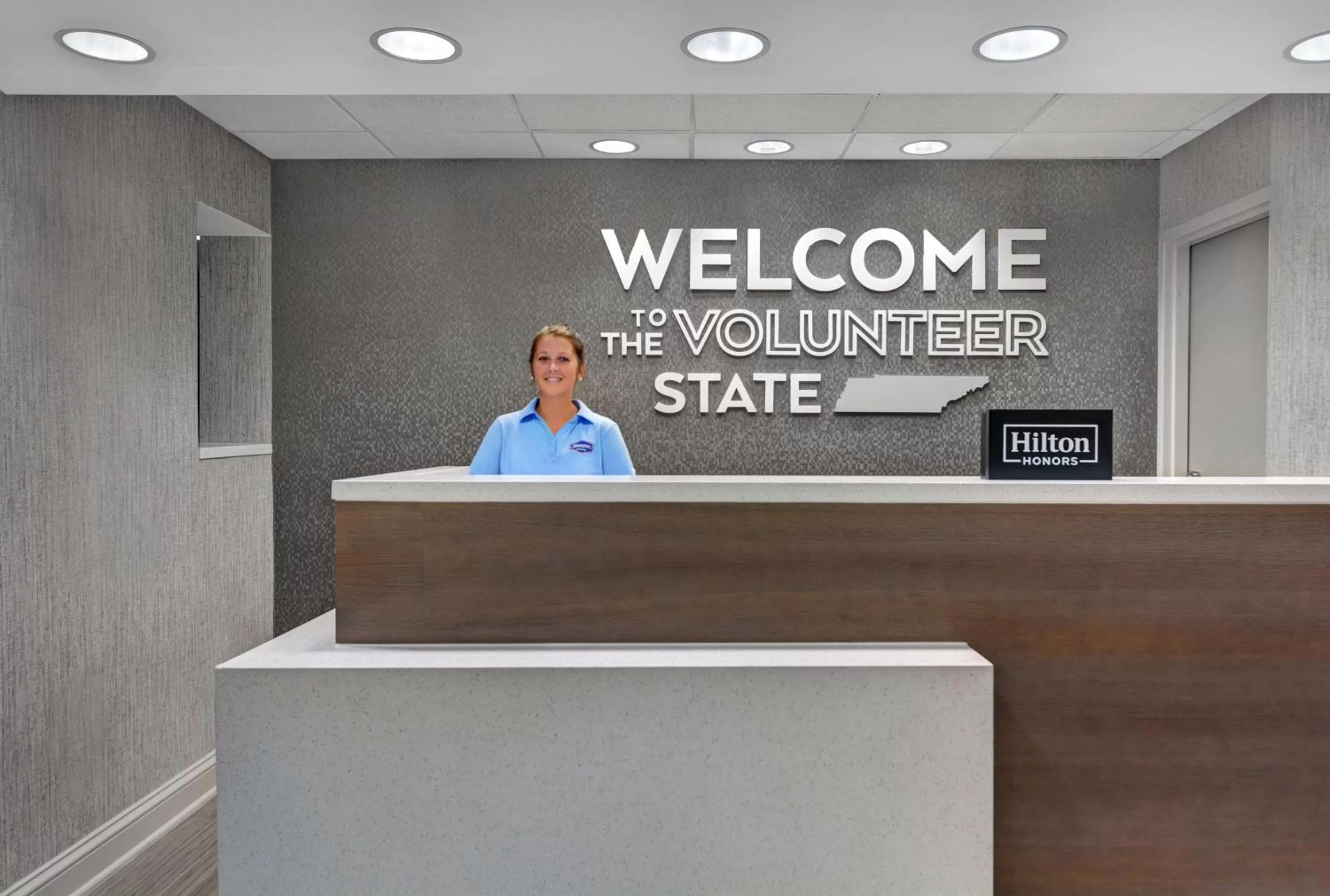 Lobby or reception in Hampton Inn Gallatin
