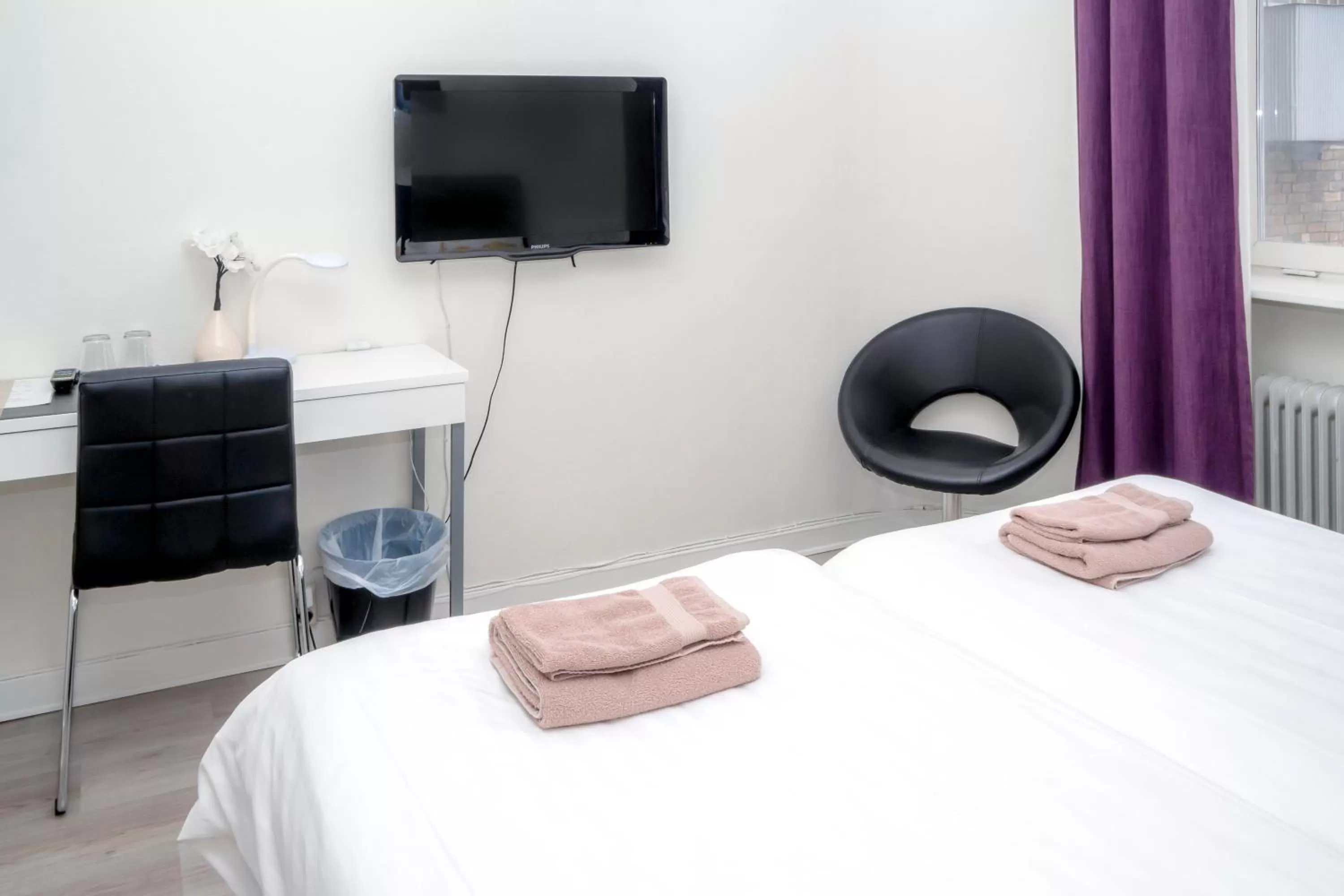 Bed in Hotell Linden