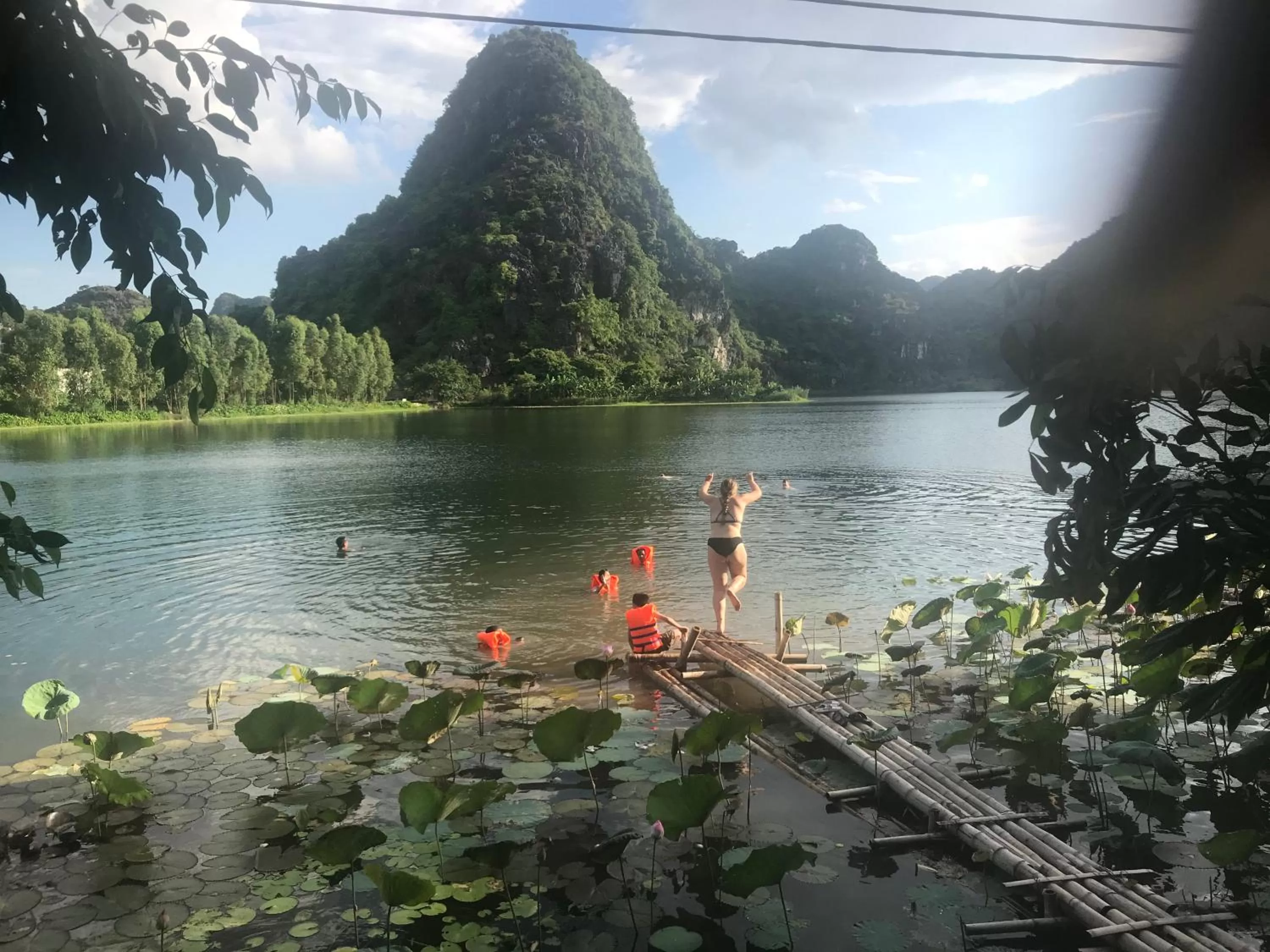 River view in Trang An Lotus Lake Homestay