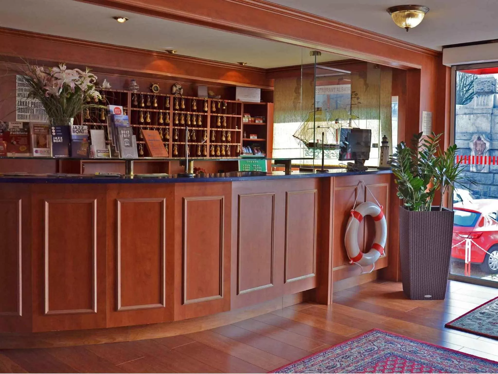 Lobby or reception in Botel Albatros