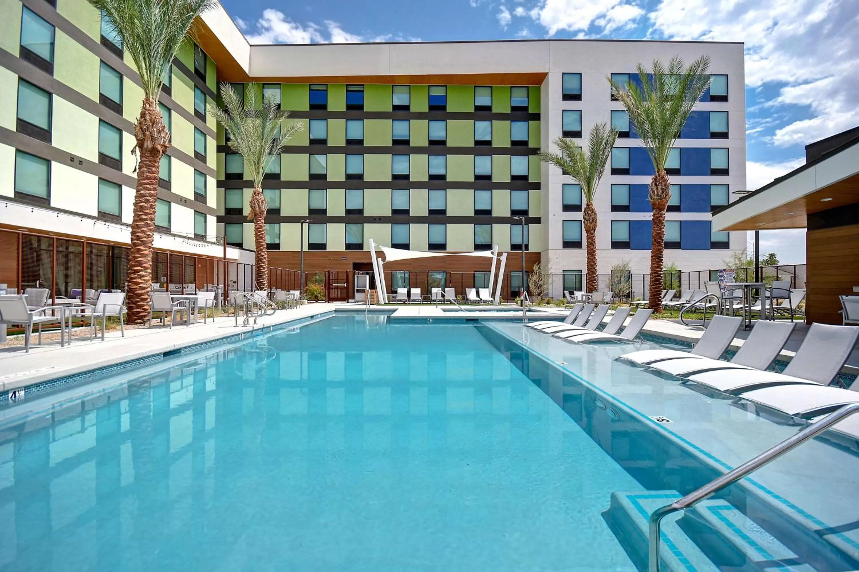 Swimming pool in Home2 Suites by Hilton Las Vegas Convention Center - No Resort Fee
