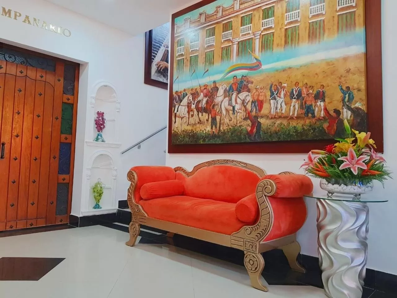 Lobby or reception, Seating Area in Hotel Boutique Campanario del Río