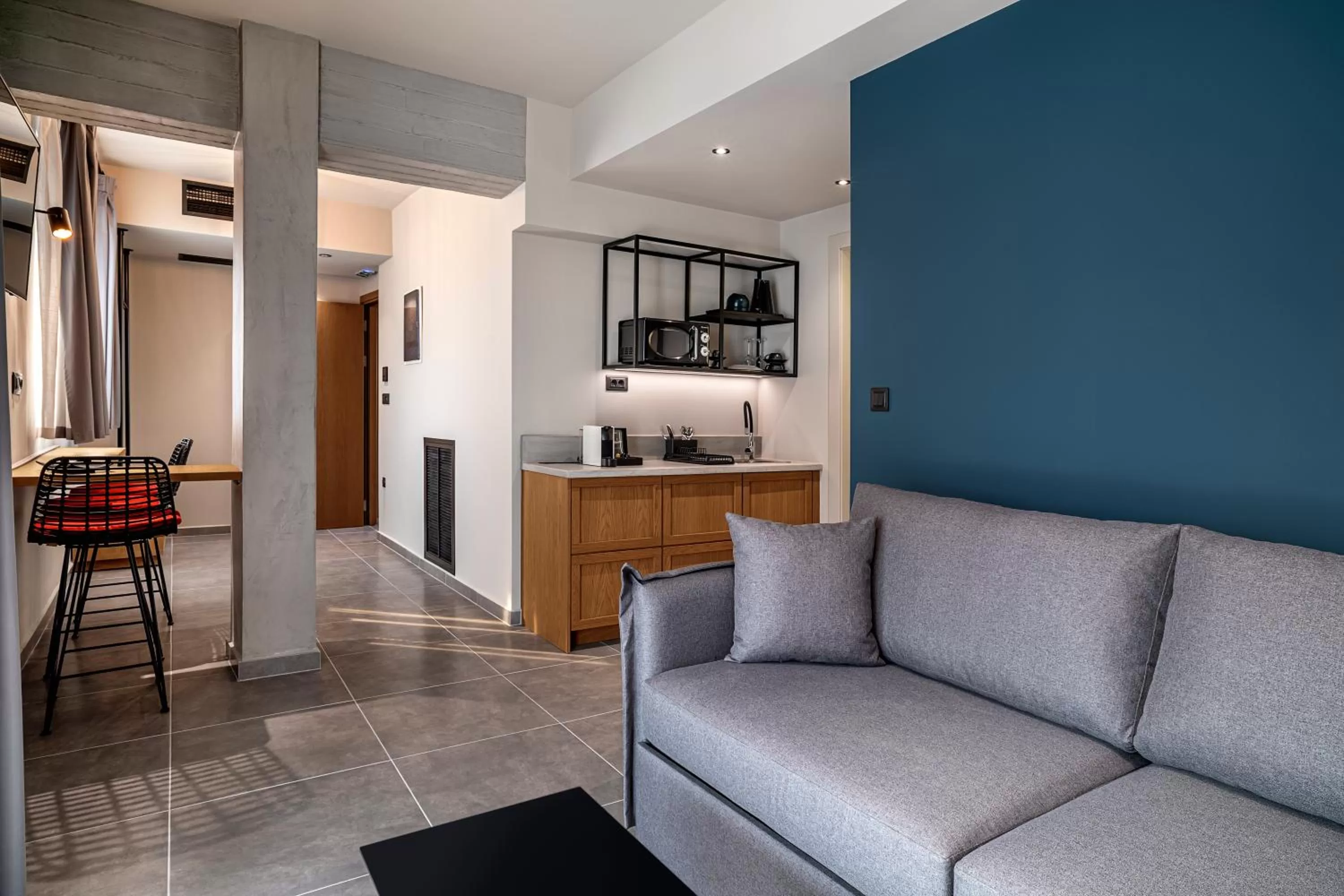 Kitchen or kitchenette in Bob W Athens Akadimia