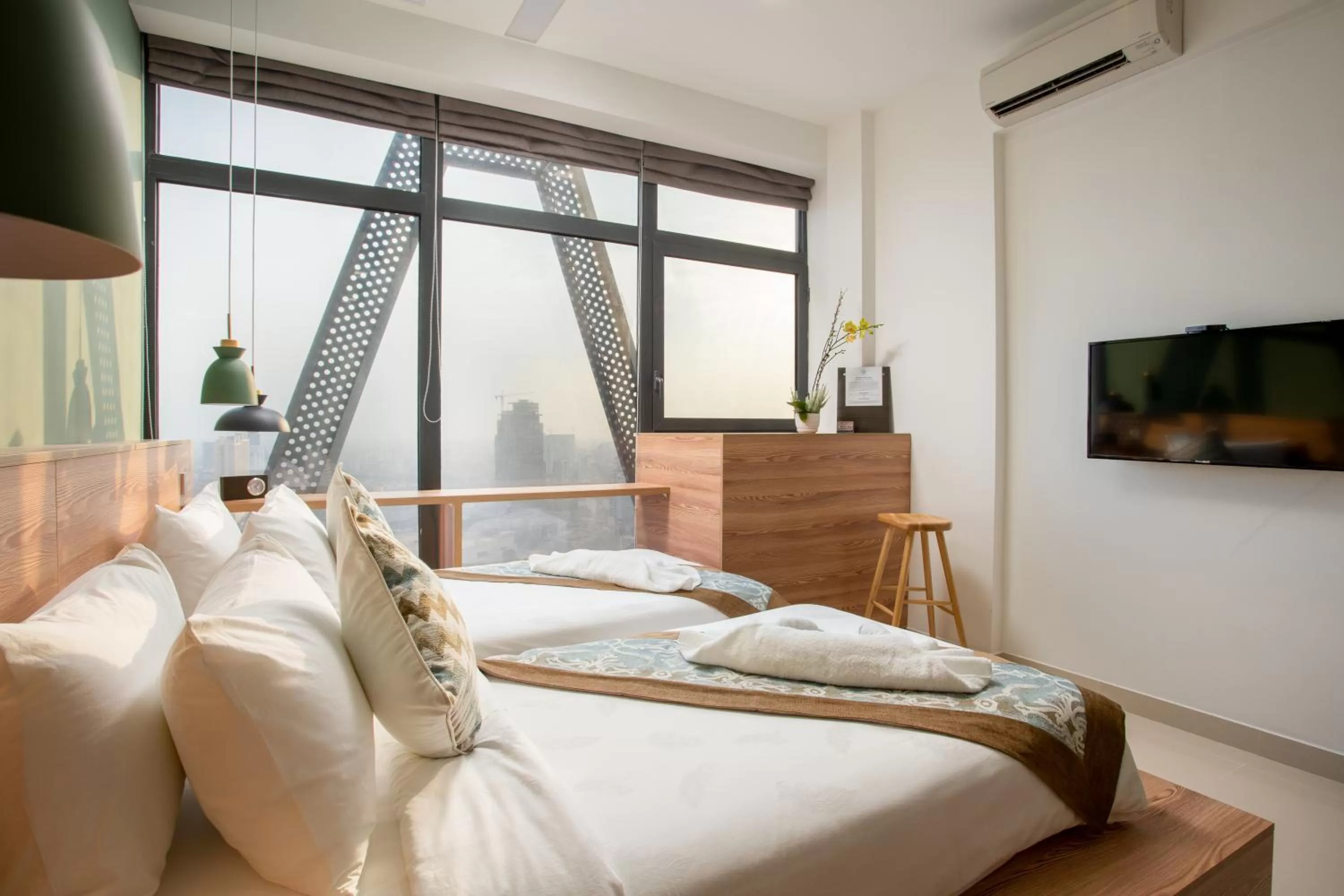 Bed in The Snowbell Hotel & Spa at The Bridge