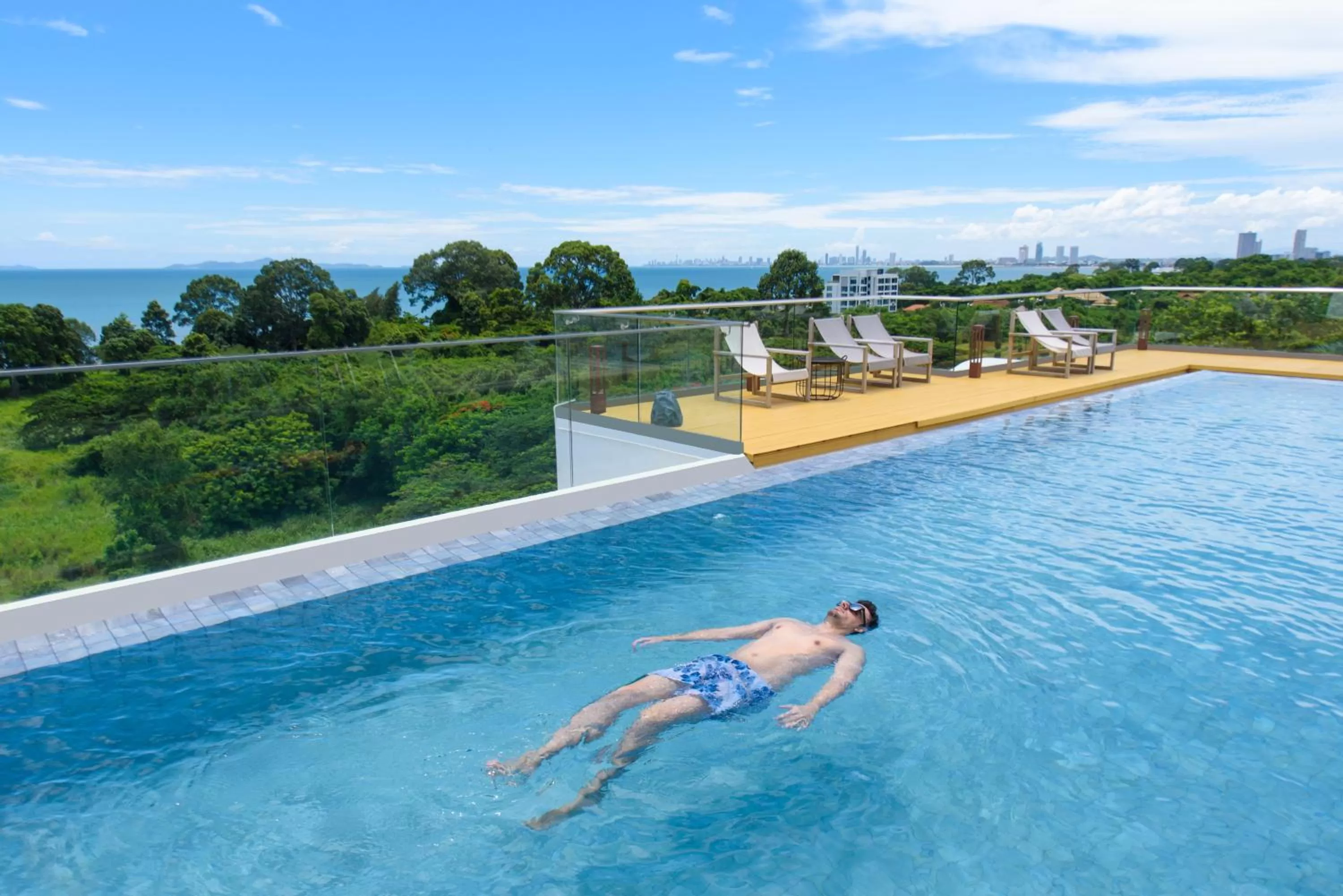 Swimming pool in Costa Village Bangsaray