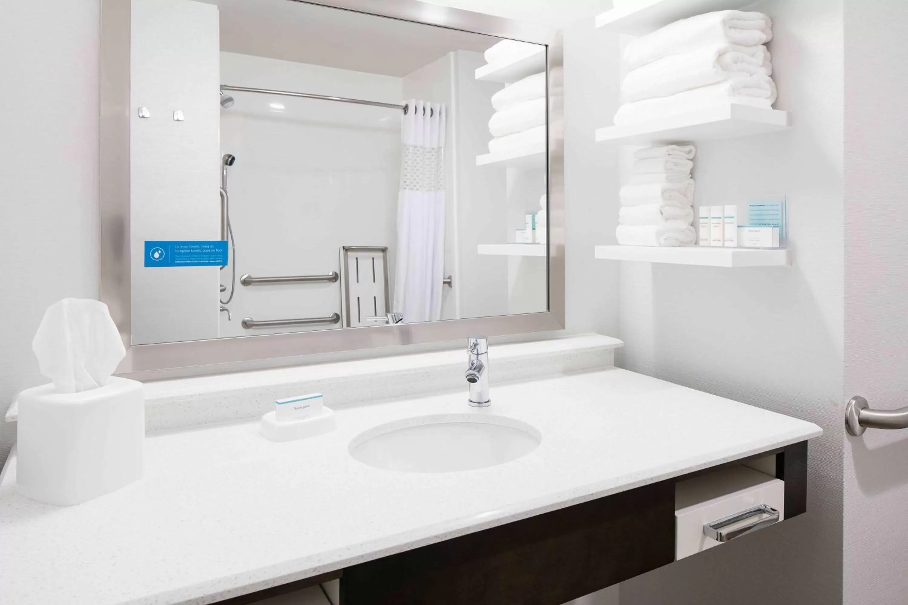 Bathroom in Hampton Inn & Suites-Hudson Wisconsin