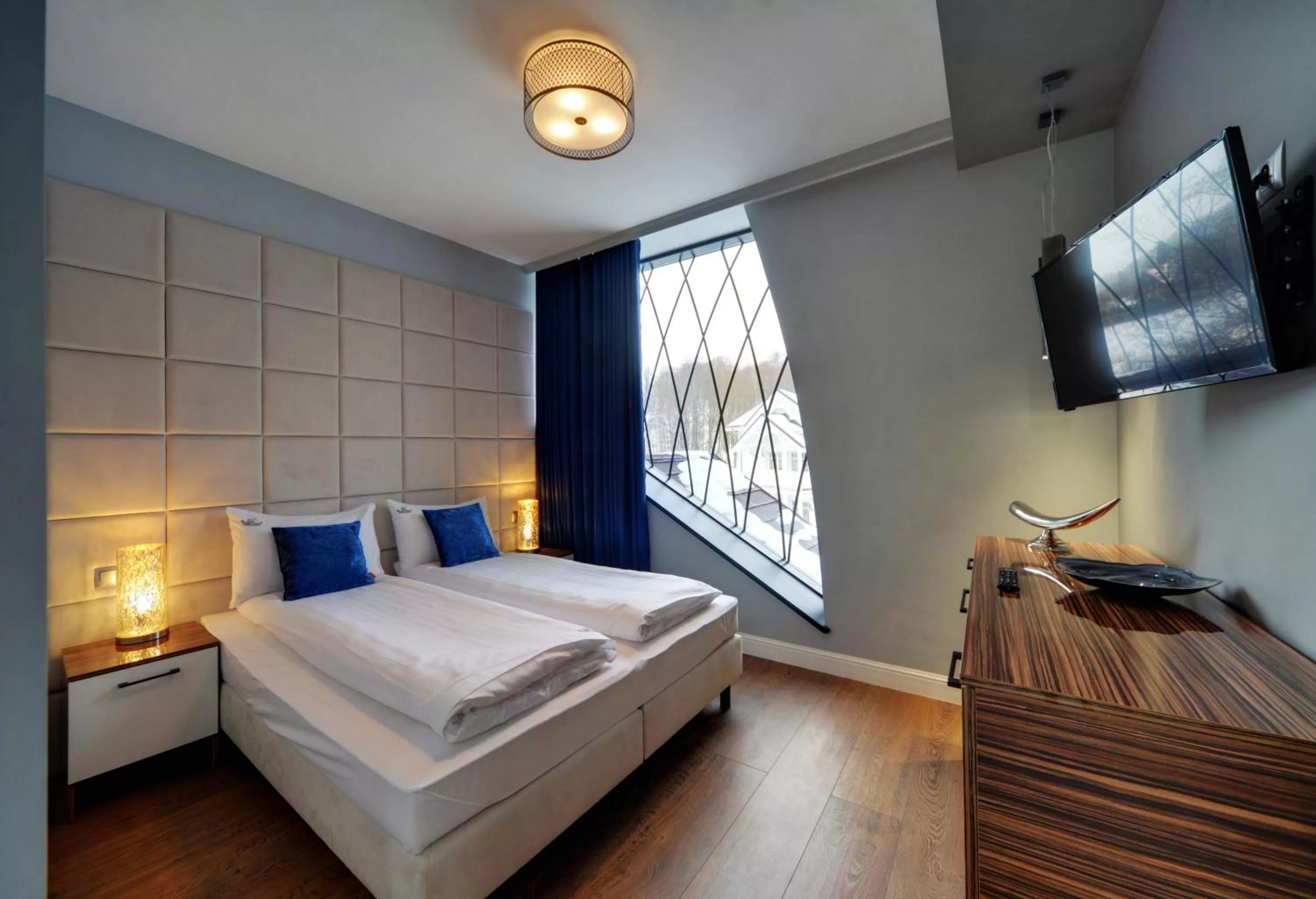 Bed in Norweska Dolina Family&Pet-friendly Resort