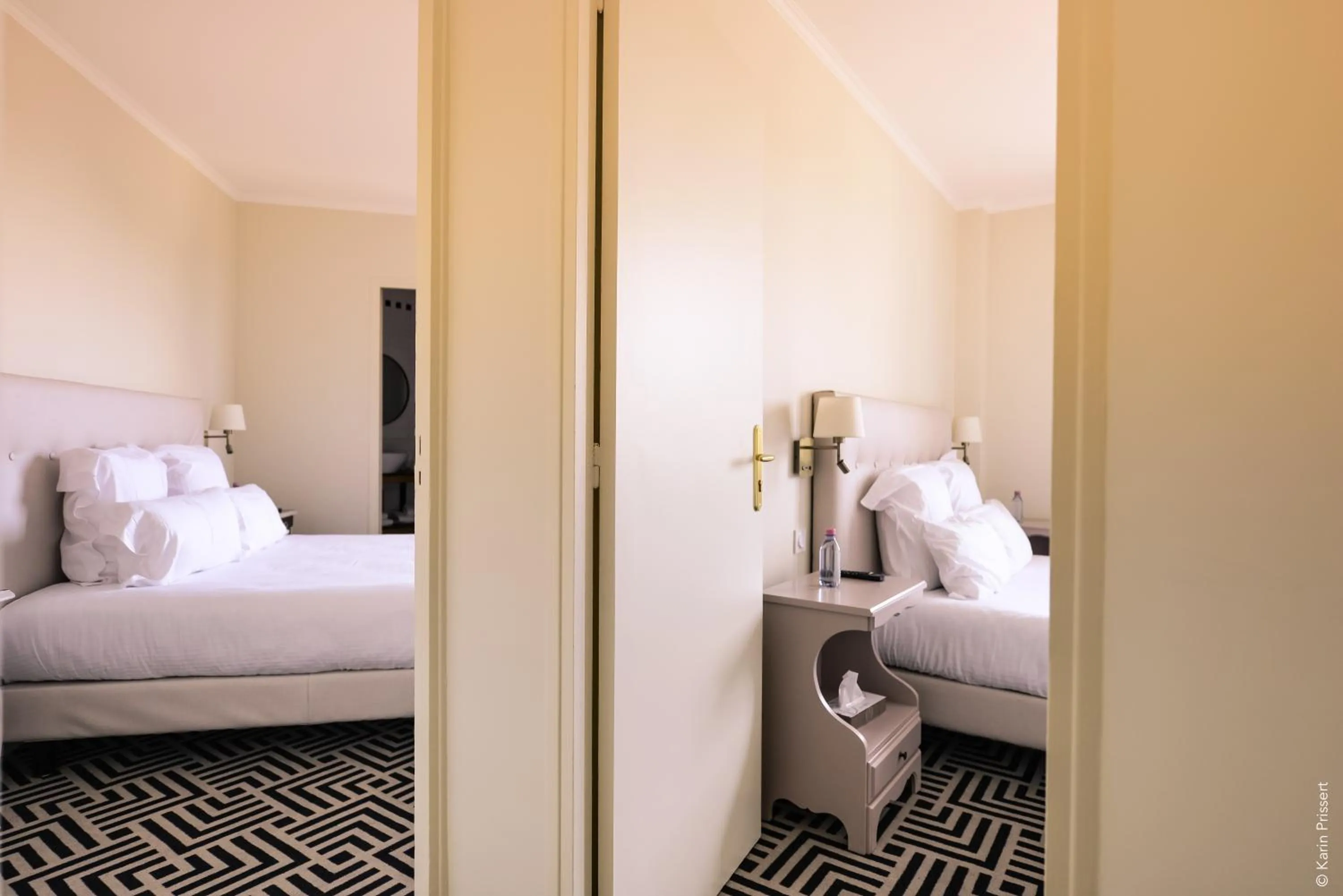 Photo of the whole room, Bed in Hostellerie Saint Pierre