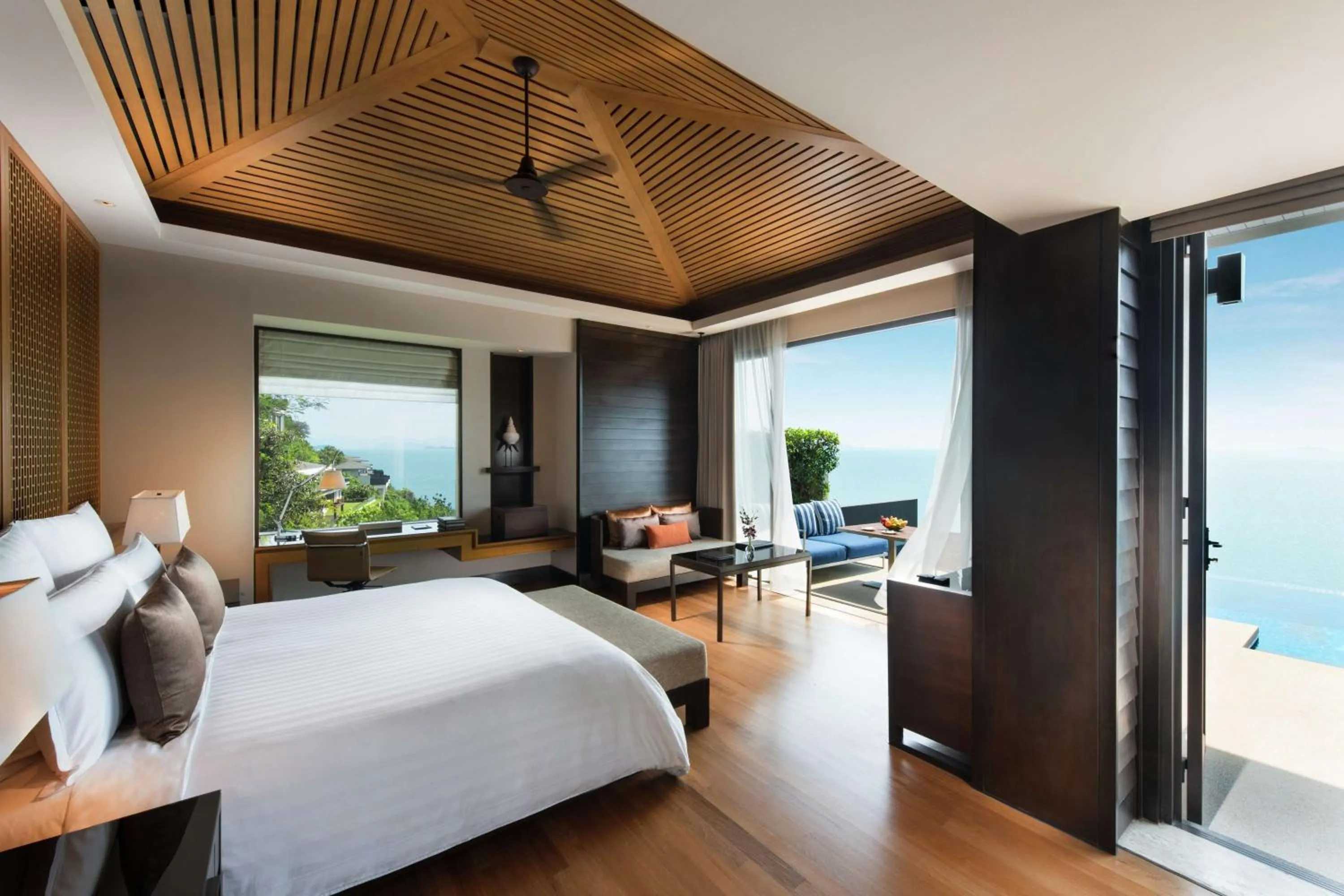 Bed in Conrad Koh Samui