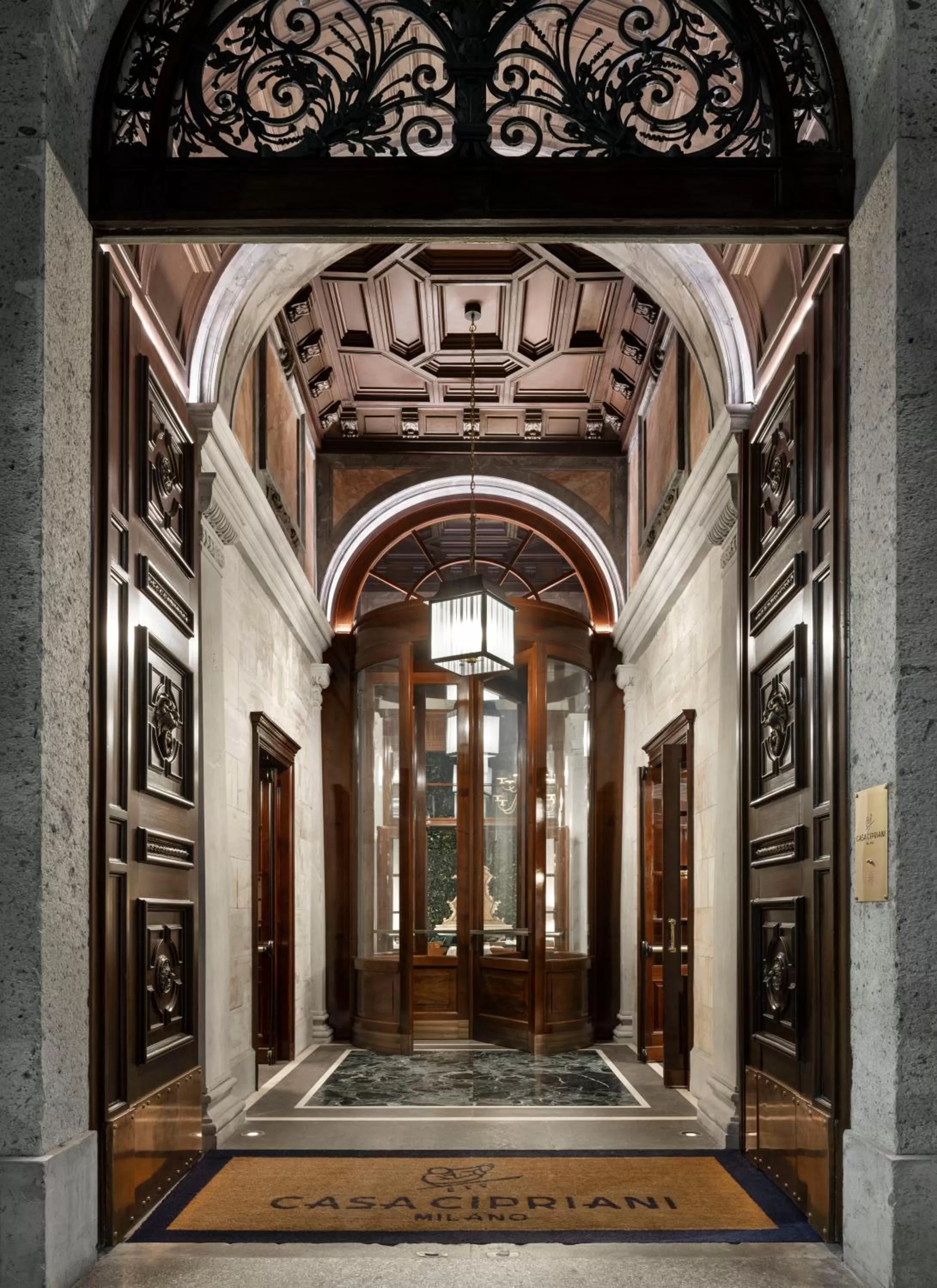 Facade/entrance in Casa Cipriani Milano