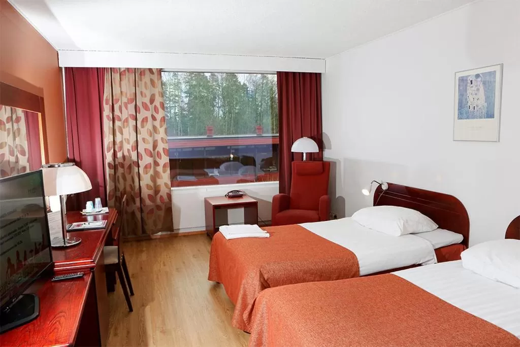 Bed in Finlandia Hotel Isovalkeinen
