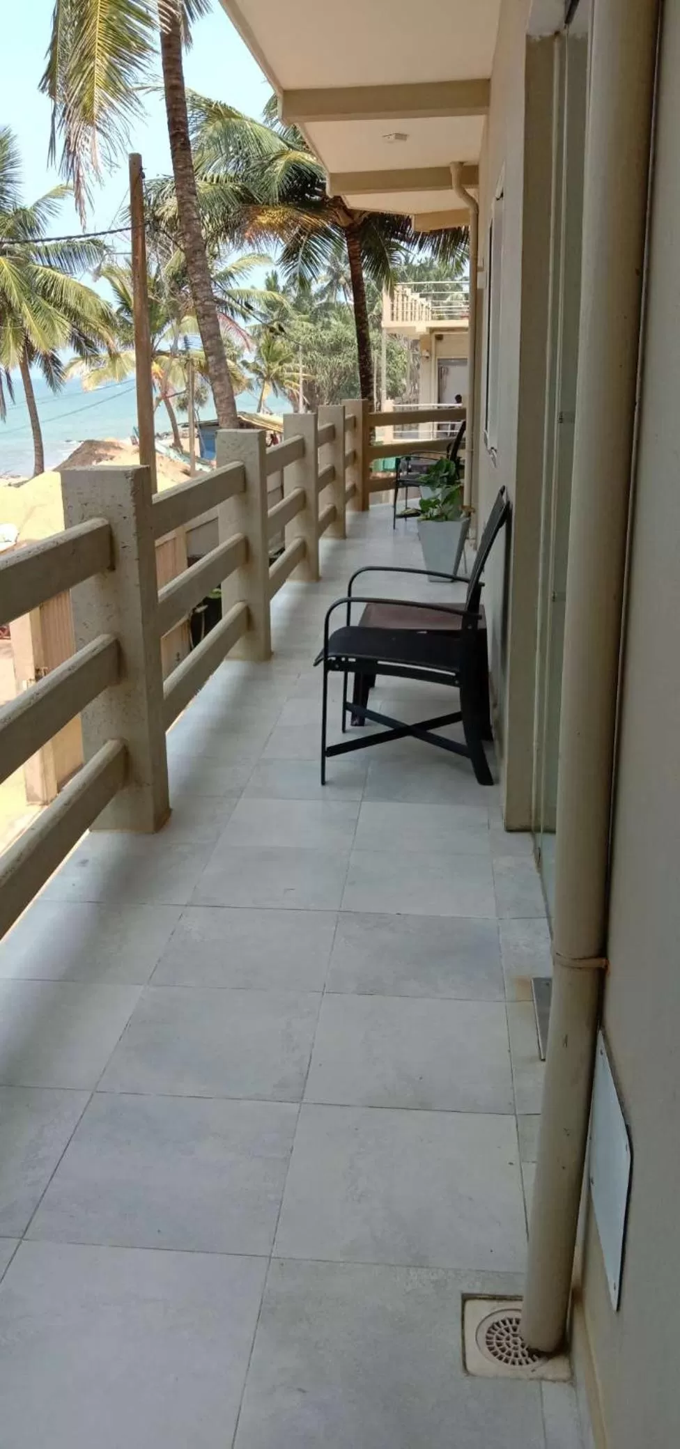 Balcony/Terrace in Amssler Beach Stay