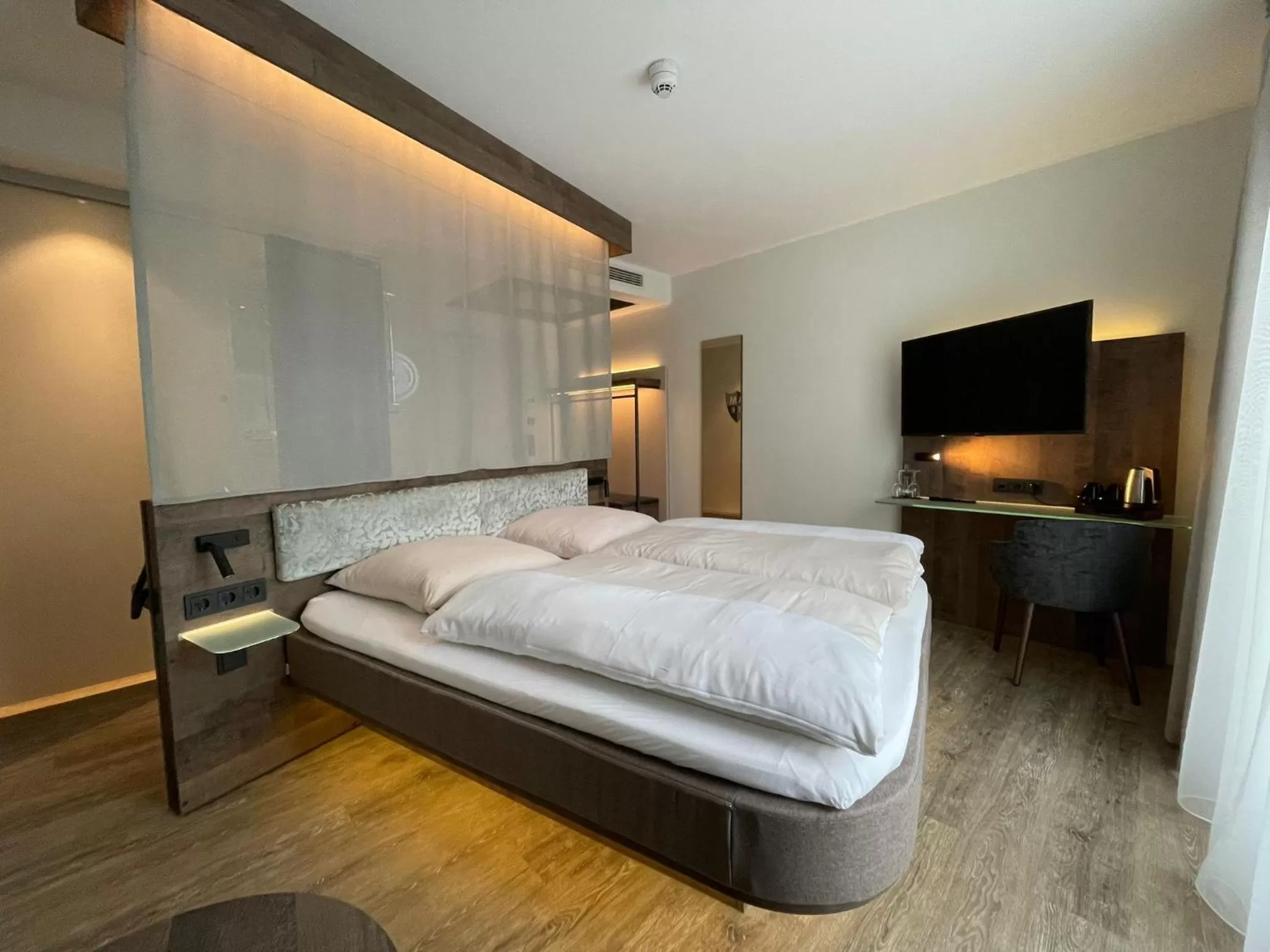 Bedroom, Bed in Hotel Alte Mark