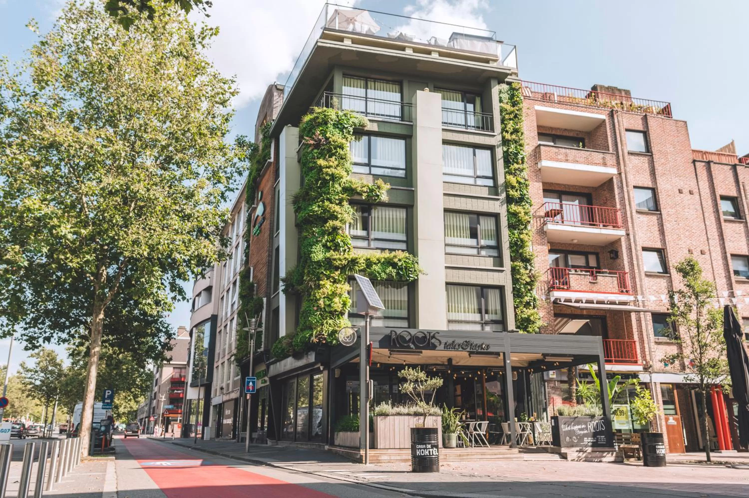 Property building in Green Hotel