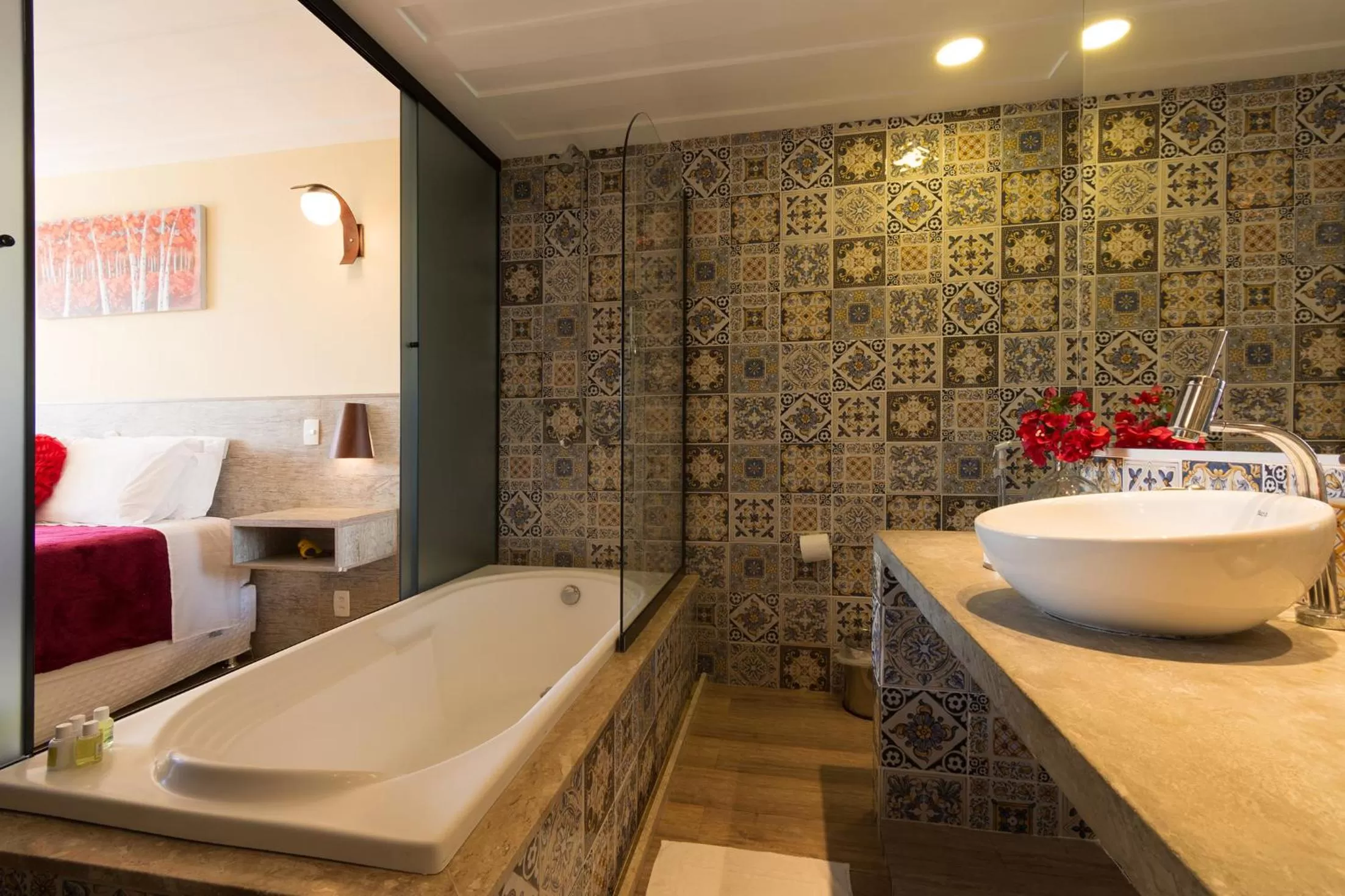 Bathroom in Vila Bela-Emília