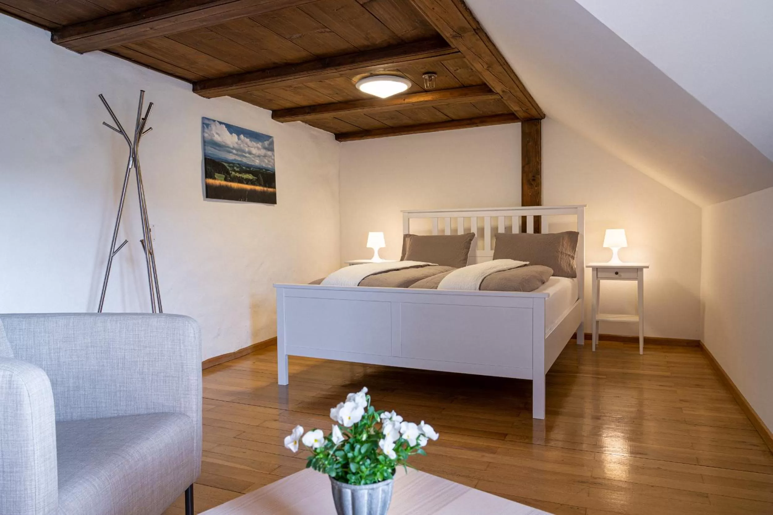 Bed in BnB SchlafSchloss