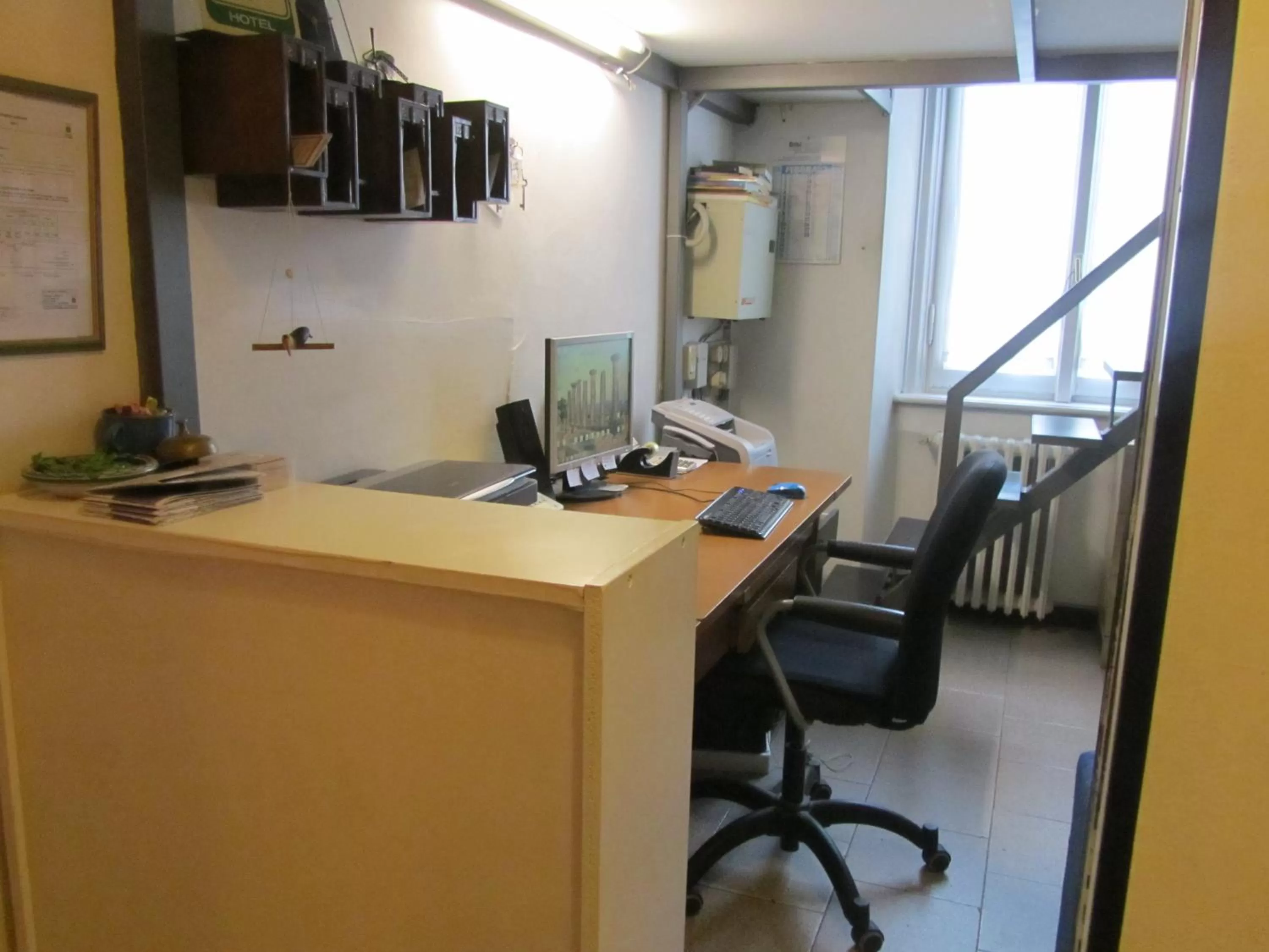 Lobby or reception in Hotel Gambara