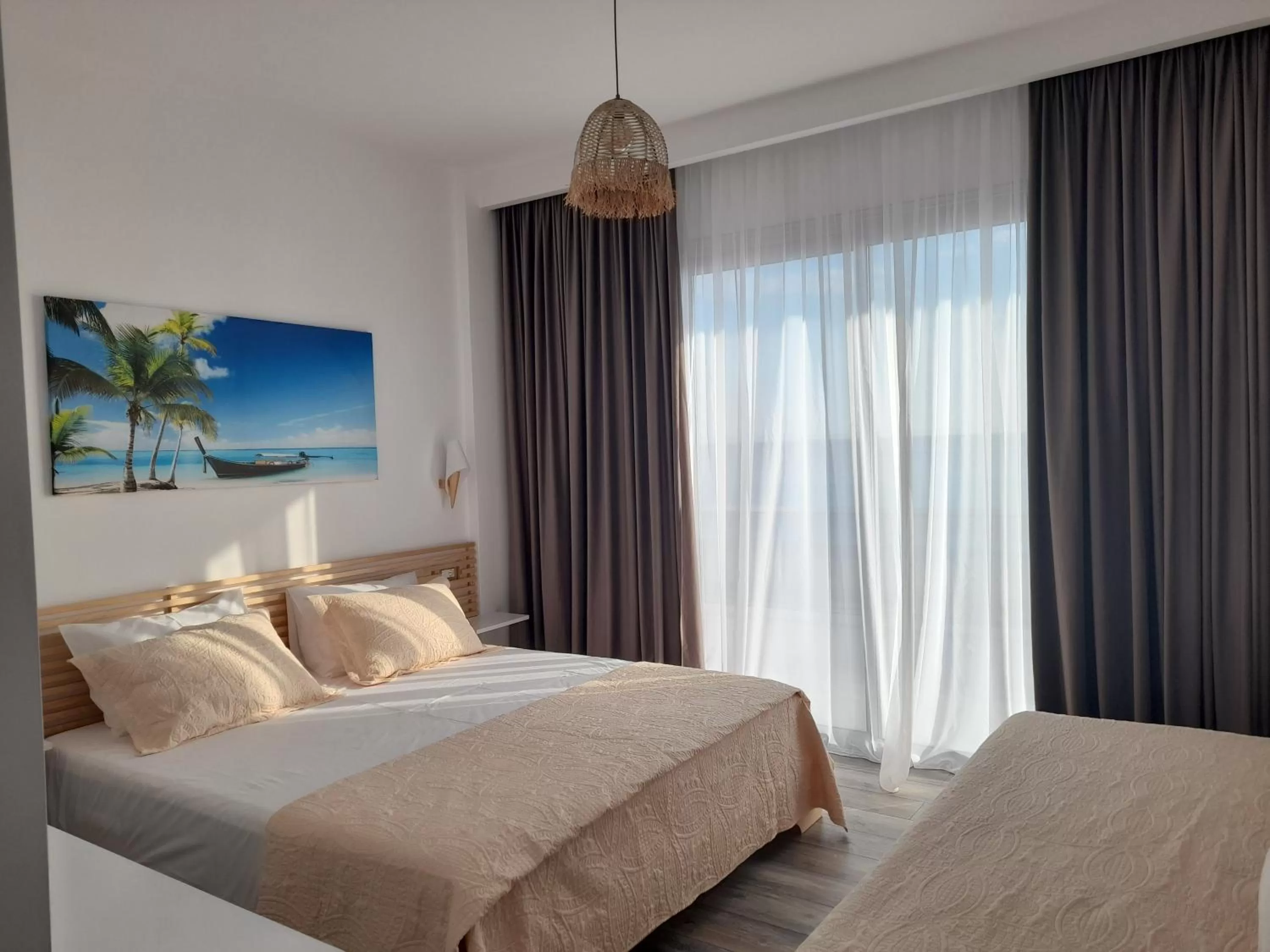 Deluxe Triple Room with Sea View in Anxhelos Hotel