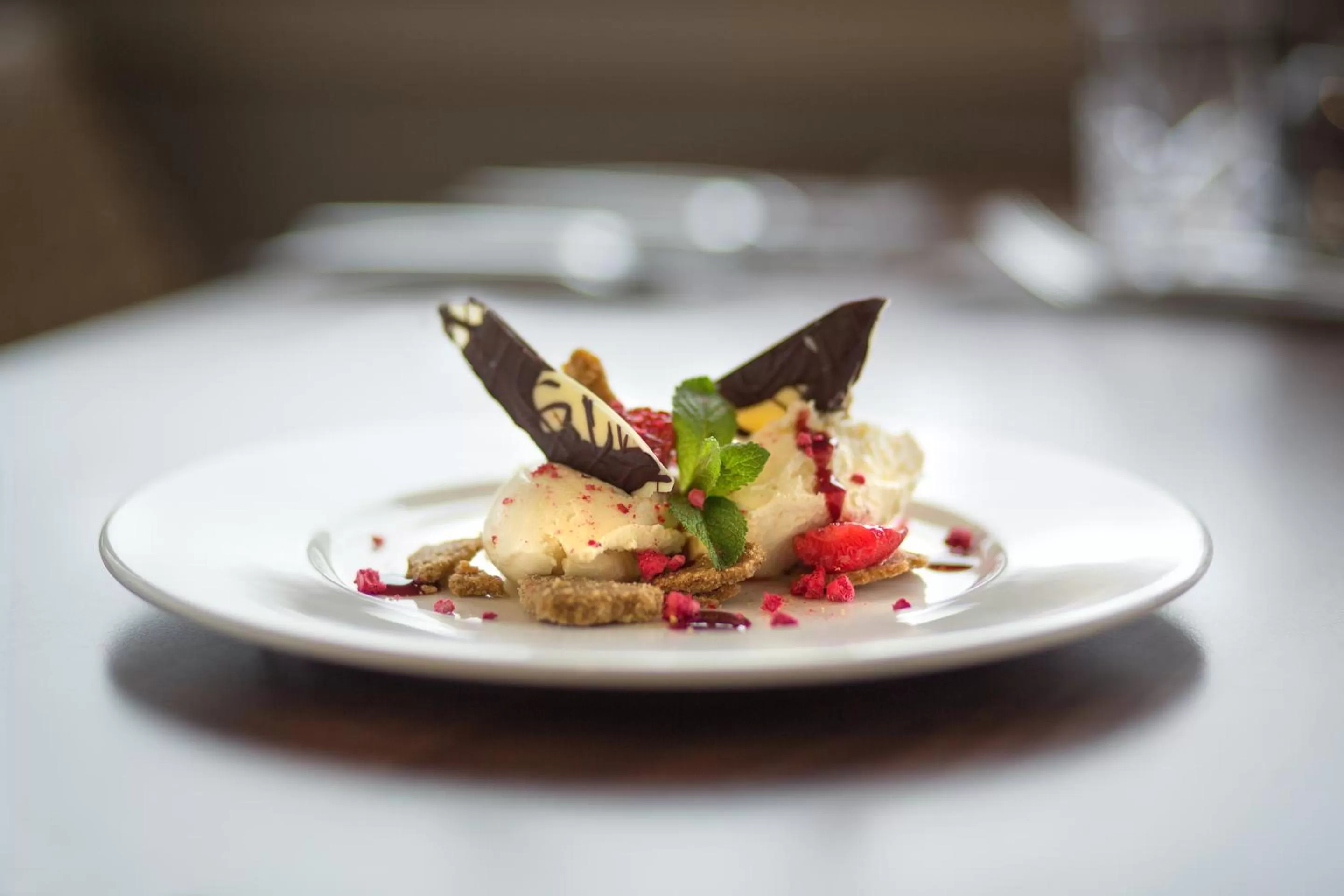 Food close-up in Angels Hotel