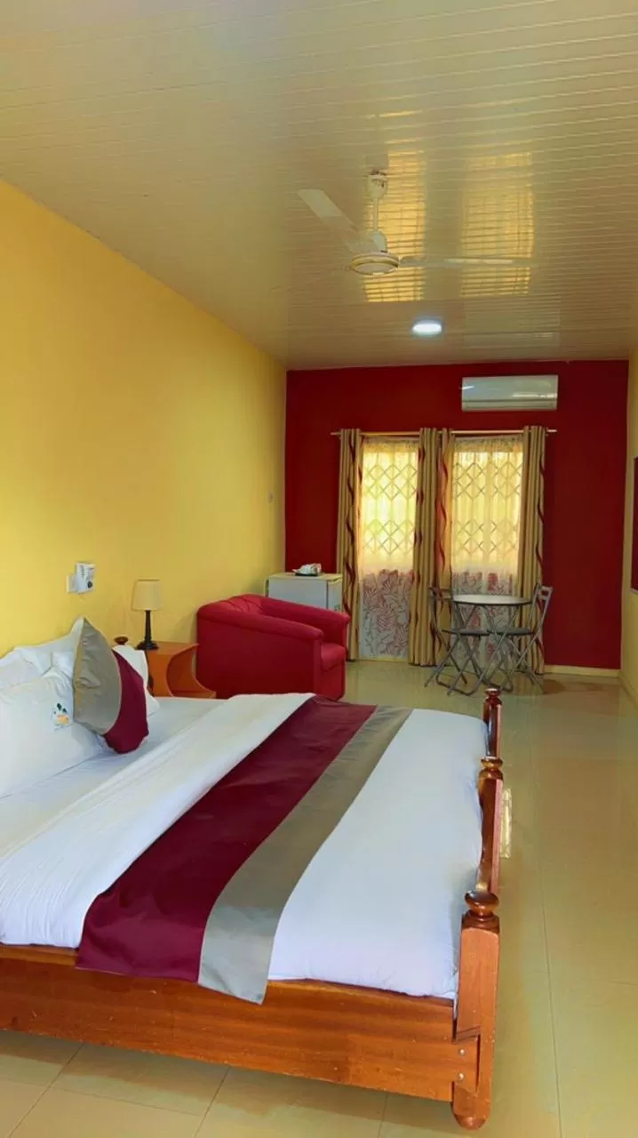 Bed in Hans Cottage Botel