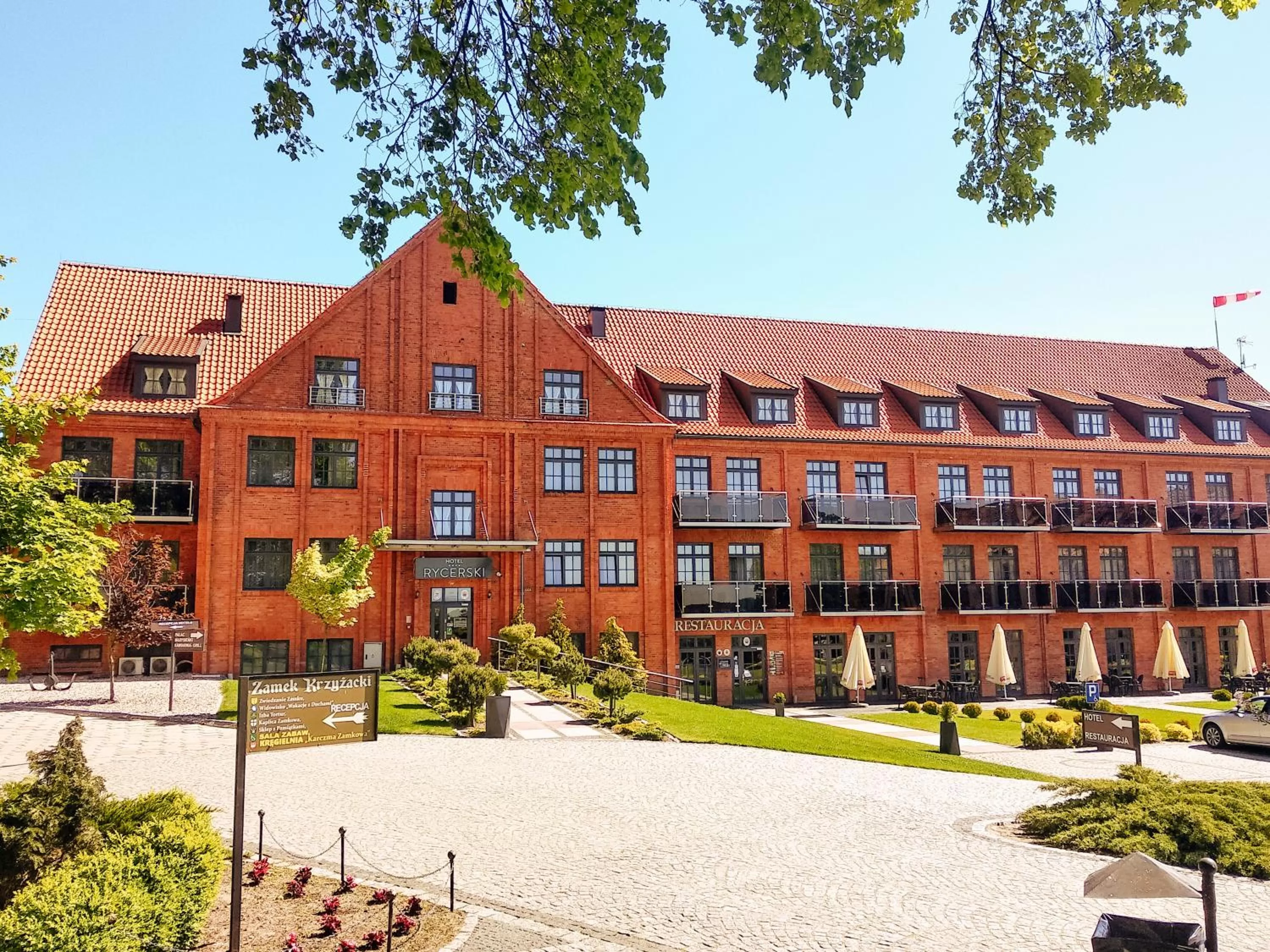 Property building in Hotel Zamek Gniew
